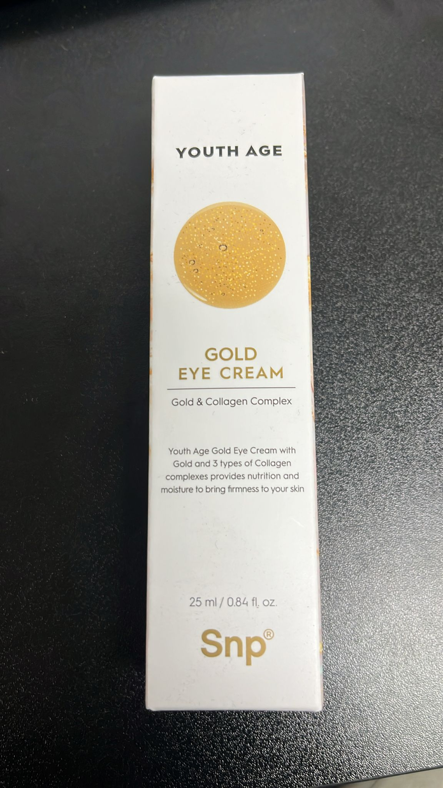4G107 SNP YOUTH AGE 黃金膠原眼霜25ML EXP:2027-01-25