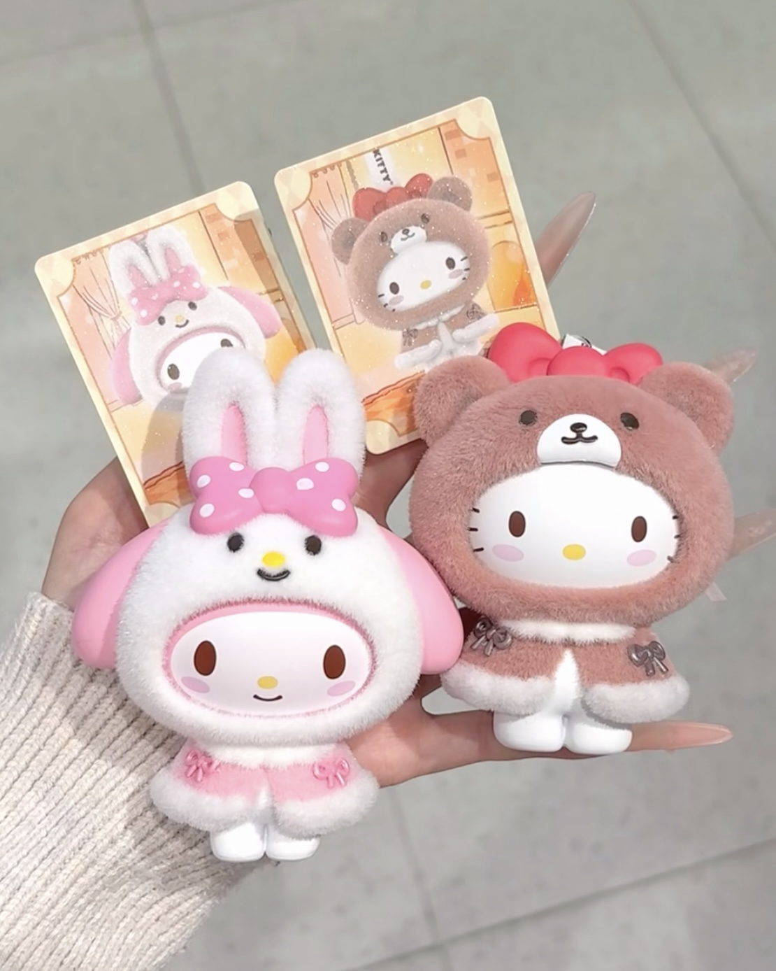 <正版授權>MINSO x SANRIO 三麗鷗 小斗篷系列 盲盒 換臉 植絨 吊飾 掛件