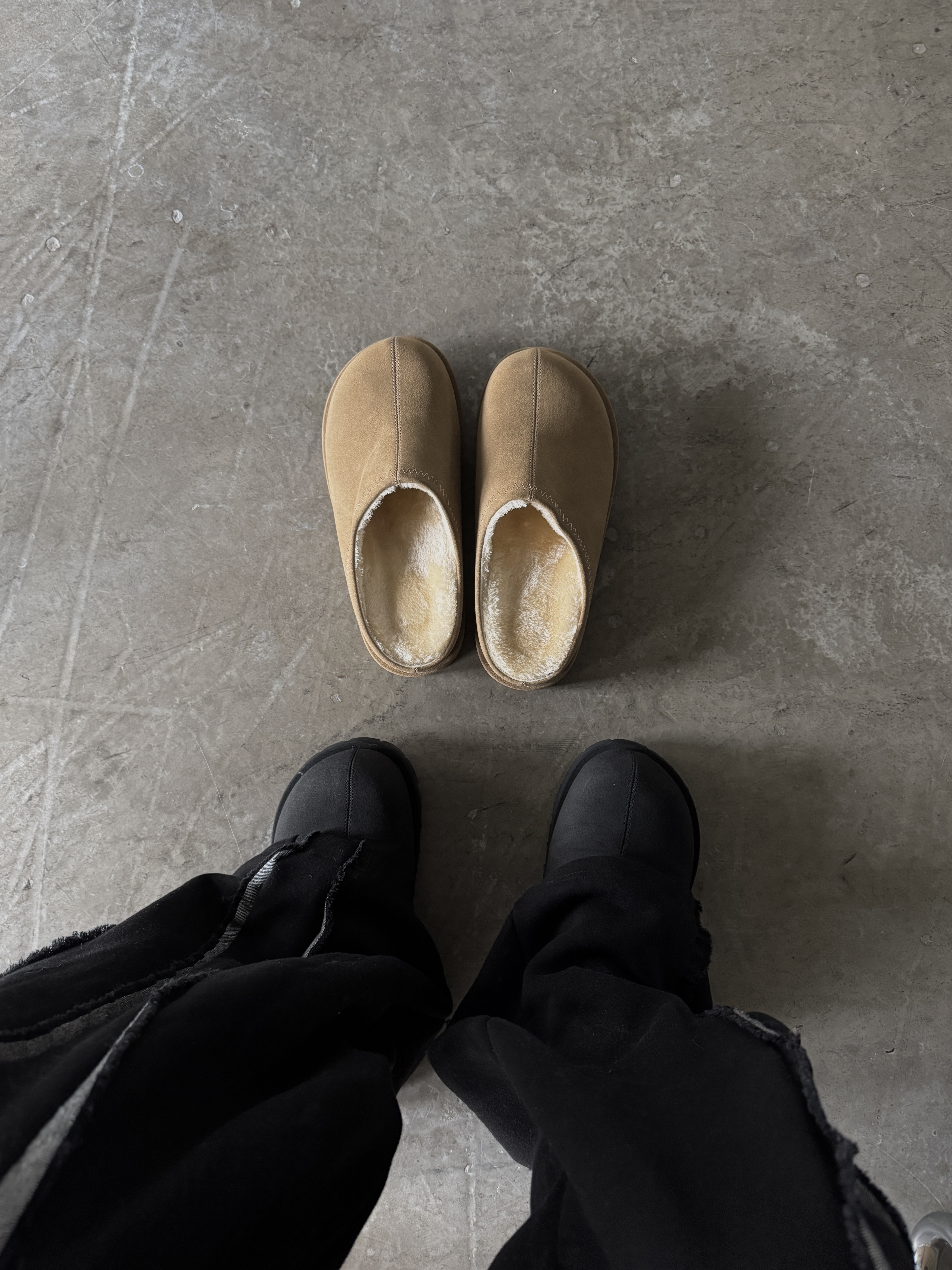 5CM 可頌 麂皮 毛茸茸 增高穆勒鞋（部分現貨）