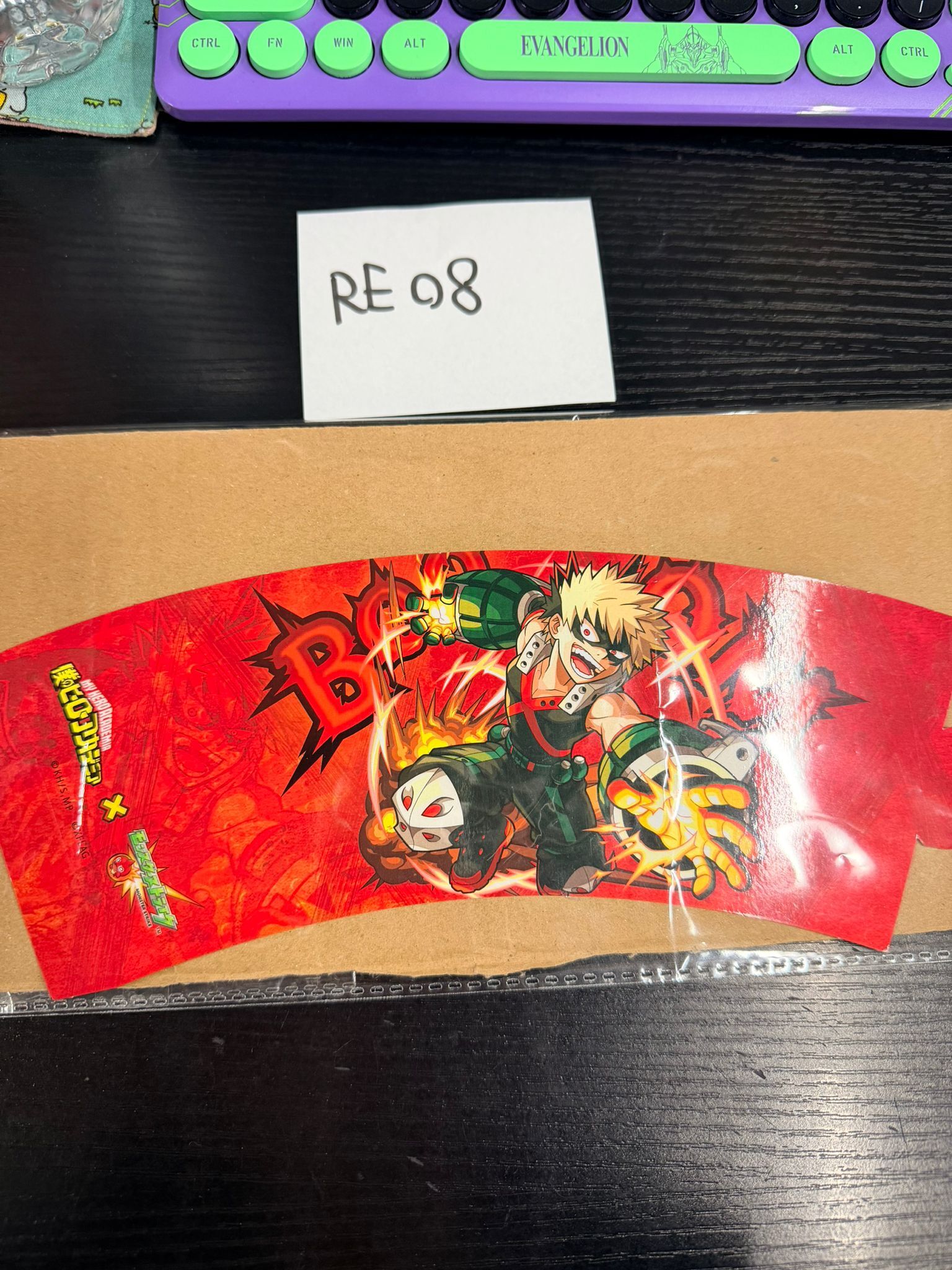 我的英雄學院 爆豪 紙品 紙杯套 #RE08