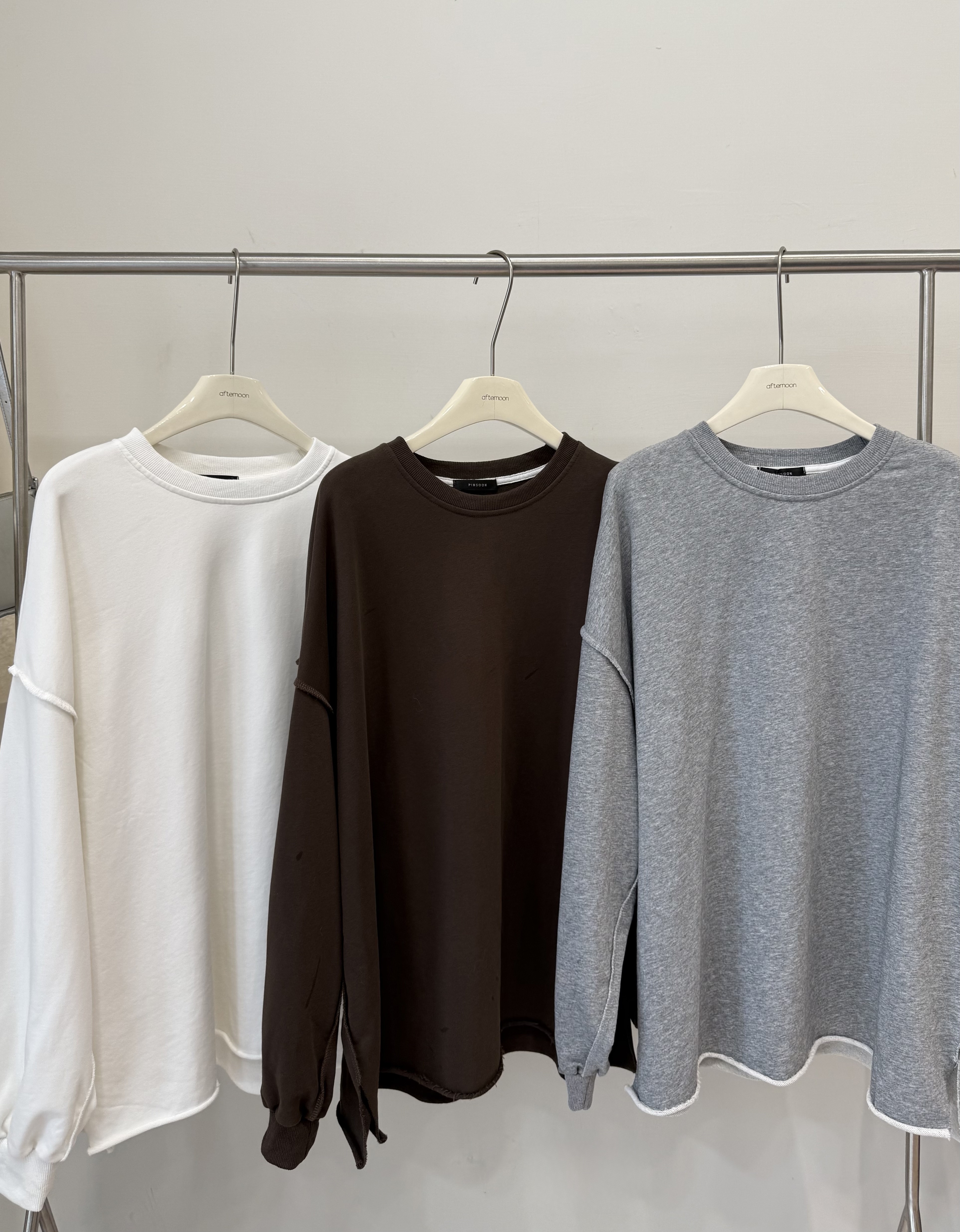 5811 反車線開衩寬鬆棉T