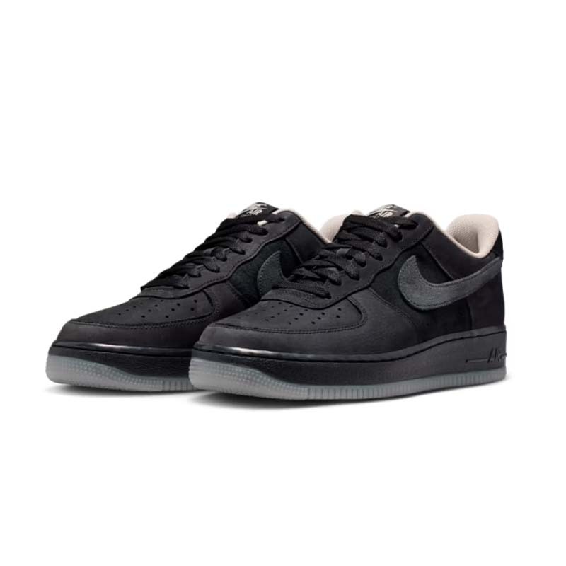Nike Air Force 1 Low "Black Fossil" 麂皮 冰底 黑灰色 休閒鞋 男鞋 IQ9791-001 [台灣現貨]