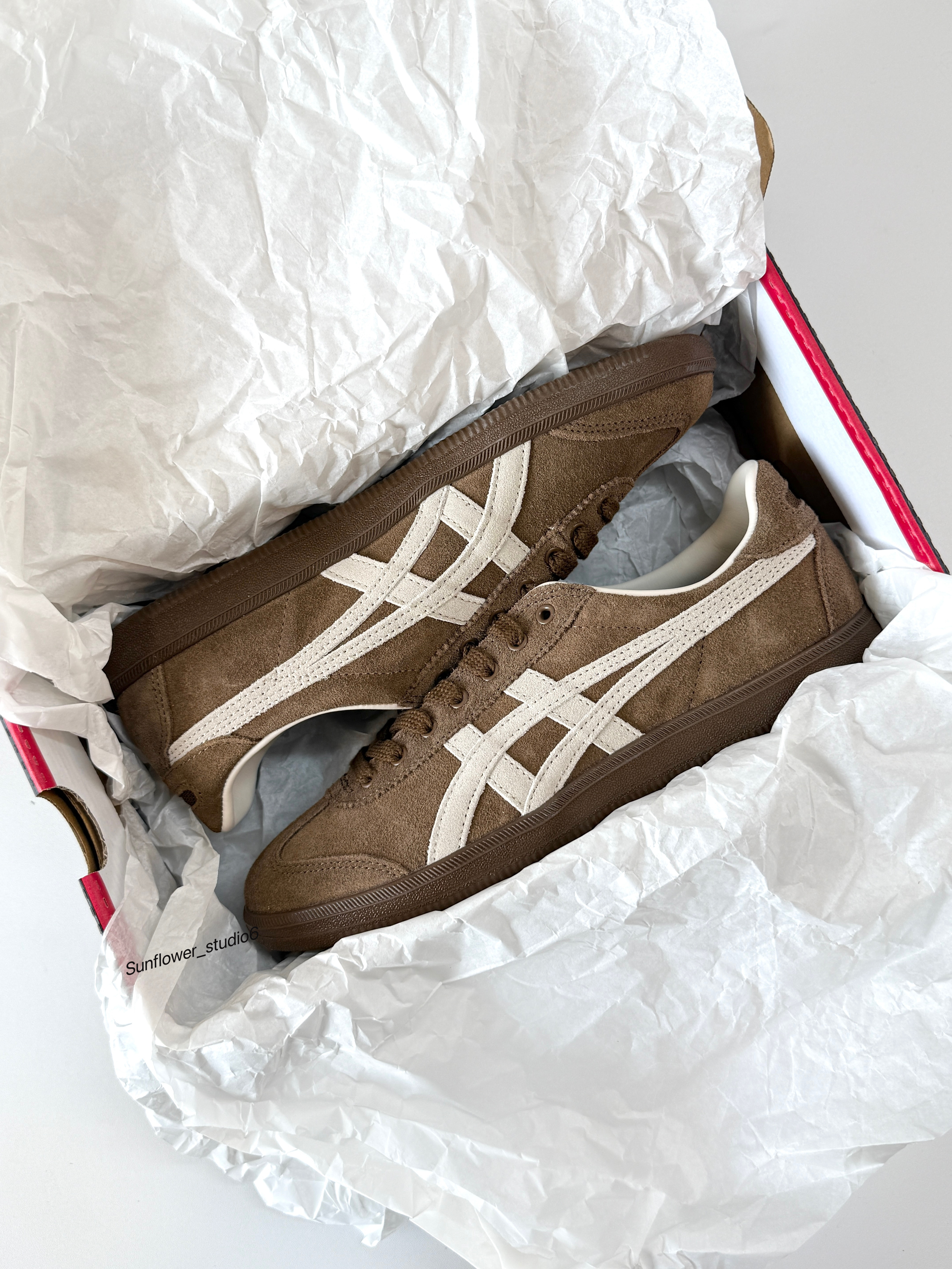 Onitsuka Tiger Tokuten 鬼塚虎 巧克力棕 淺咖啡色 麂皮 復古 德訓鞋 薄底鞋 1183C532-203/預購