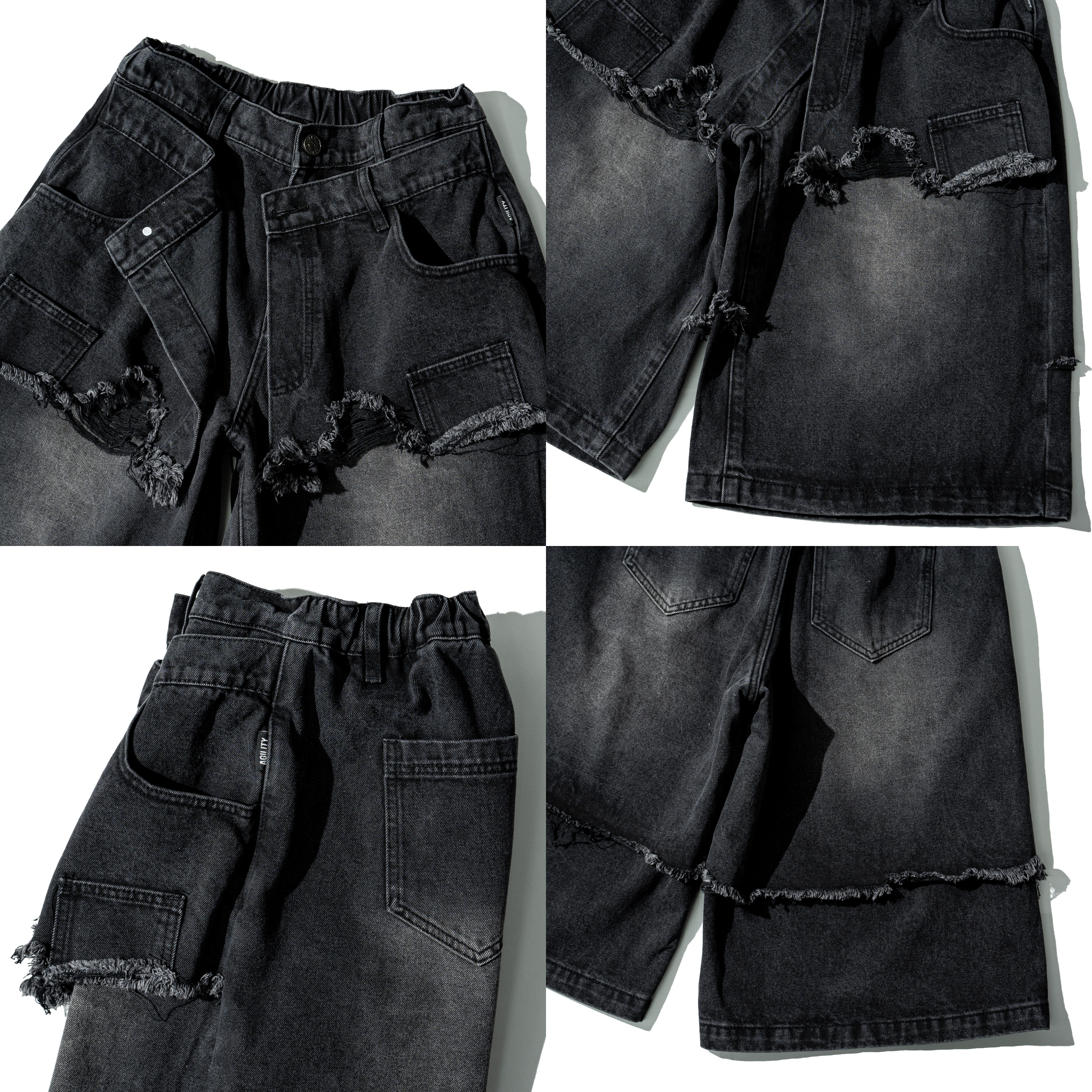 AGILITY Double Waistband Denim Jorts 雙腰頭 七分 牛仔短褲 [J98]