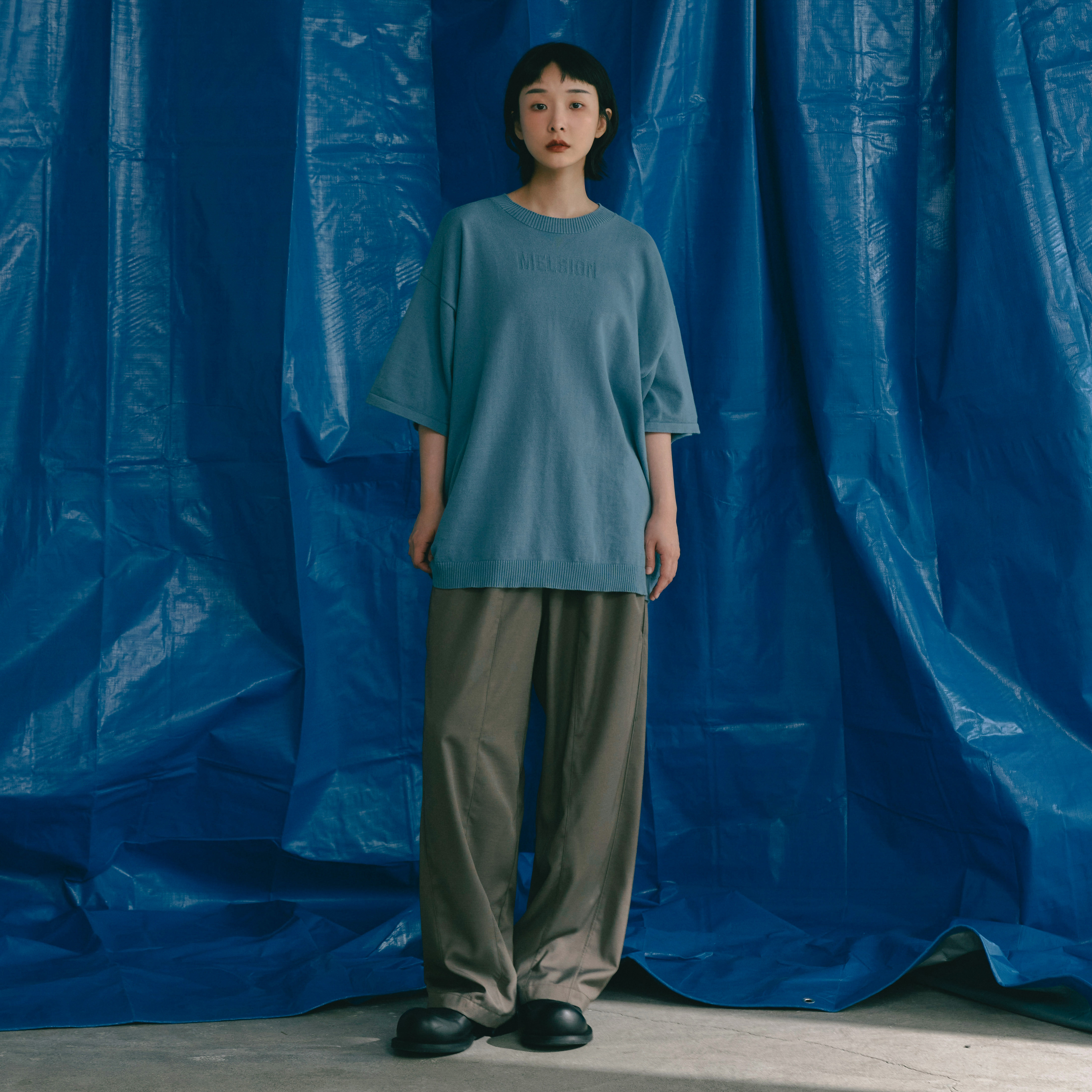 MELSIGN - Serenity AUG. Cutting Trousers - Grey