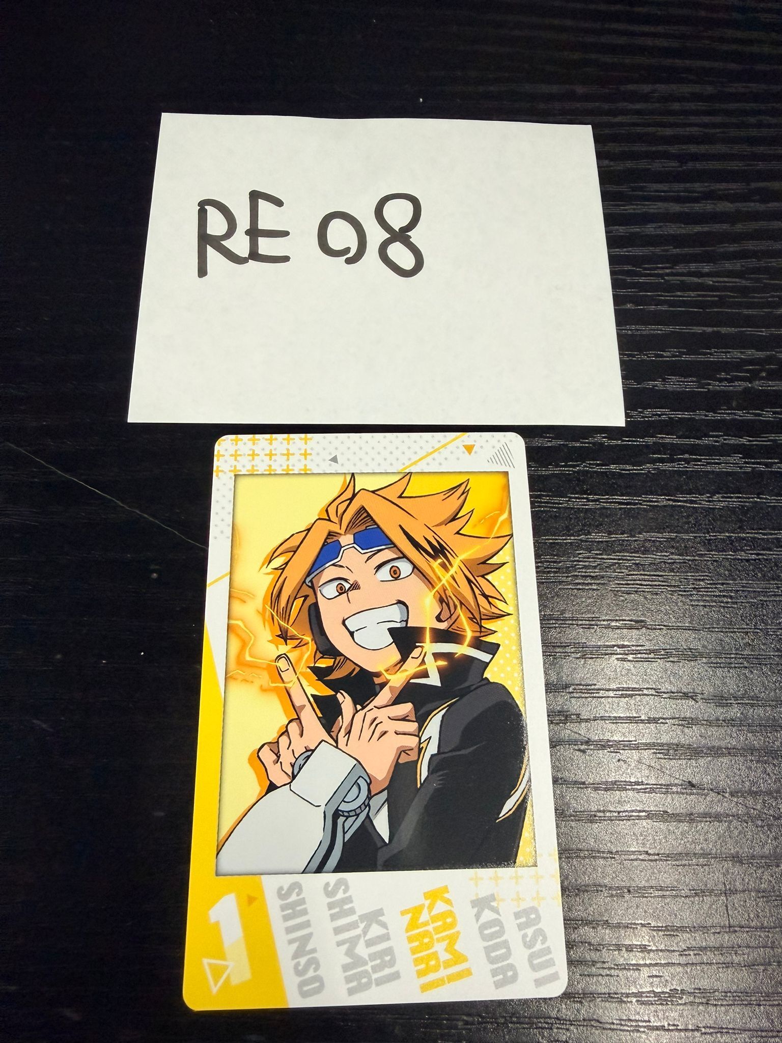 我的英雄學院 上鳴 小卡 #RE08