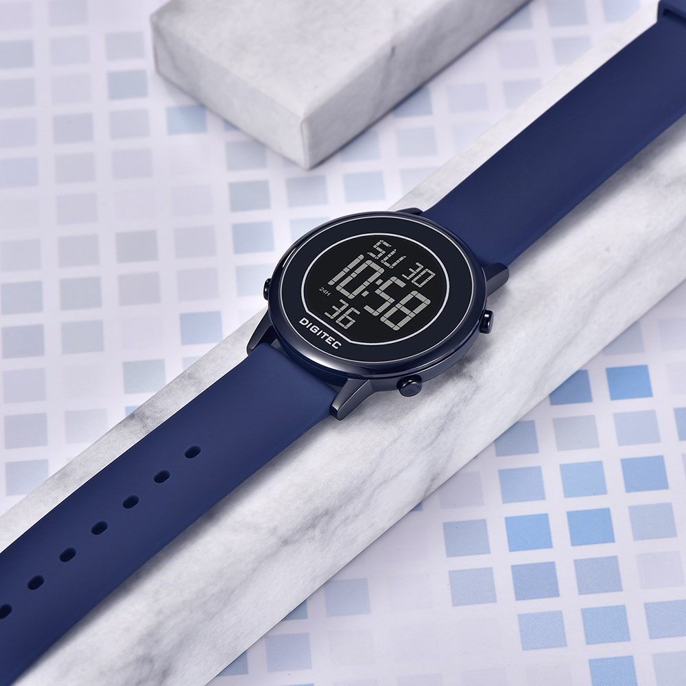 【DIGITEC 數碼科技 】 DGS-7126T 休閒運動繽紛 電子 黑殼 手錶