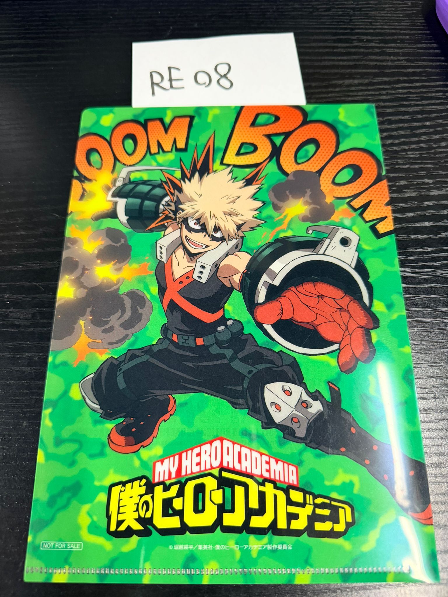 我的英雄學院 爆豪 mini file #RE08