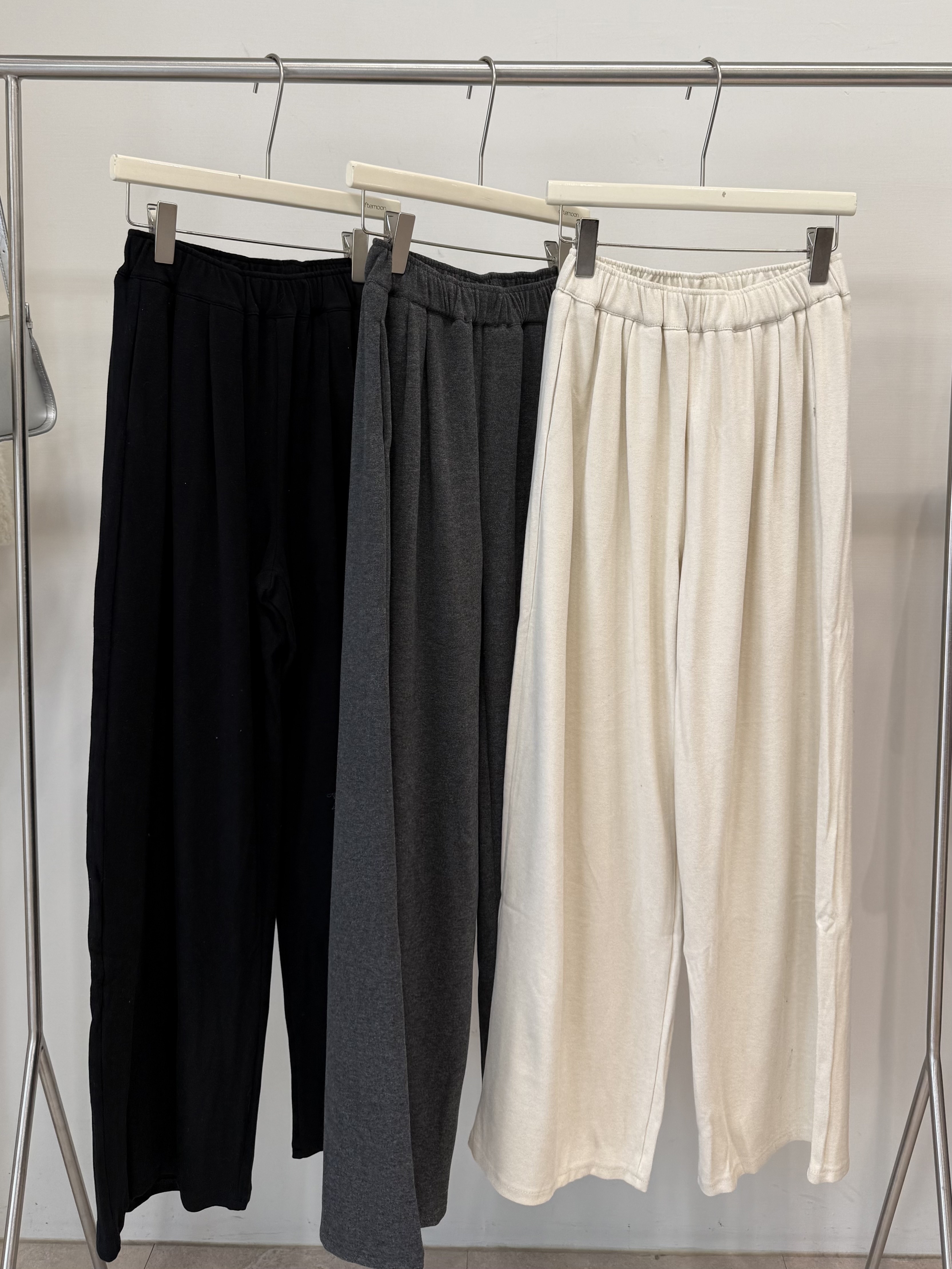 960 親膚舒適直筒休閒棉褲