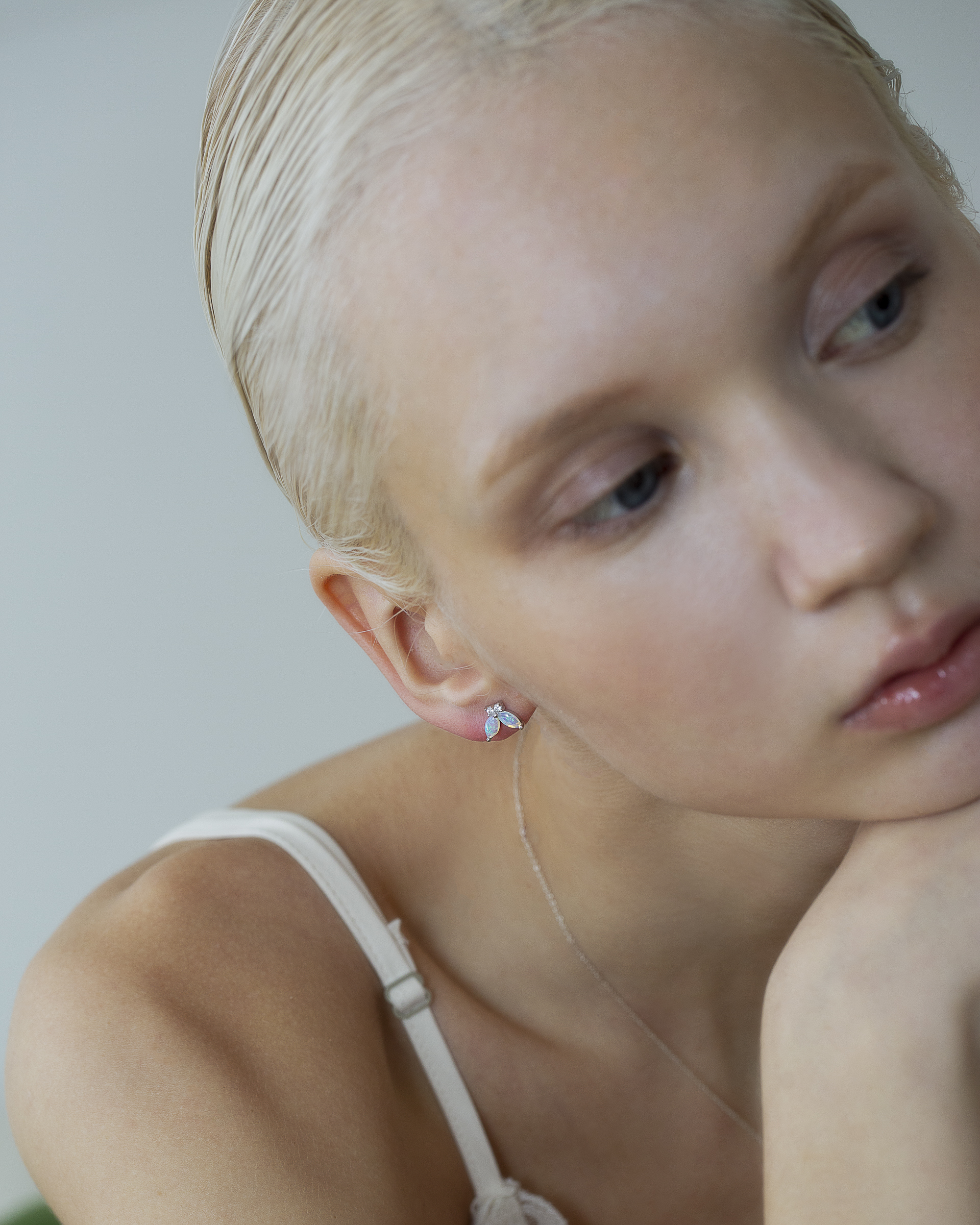 Iris | 蛋白石耳環 (限量)