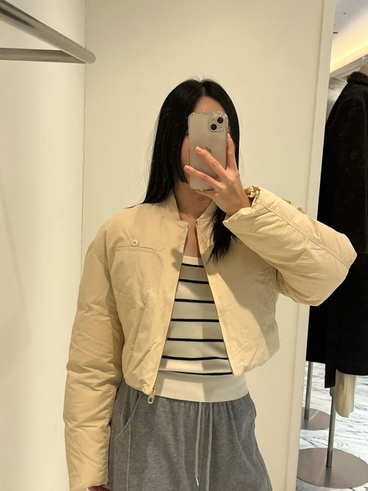 CY5303 短版鵝絨機師外套 *特價* (優惠碼同充值購物金不適用)