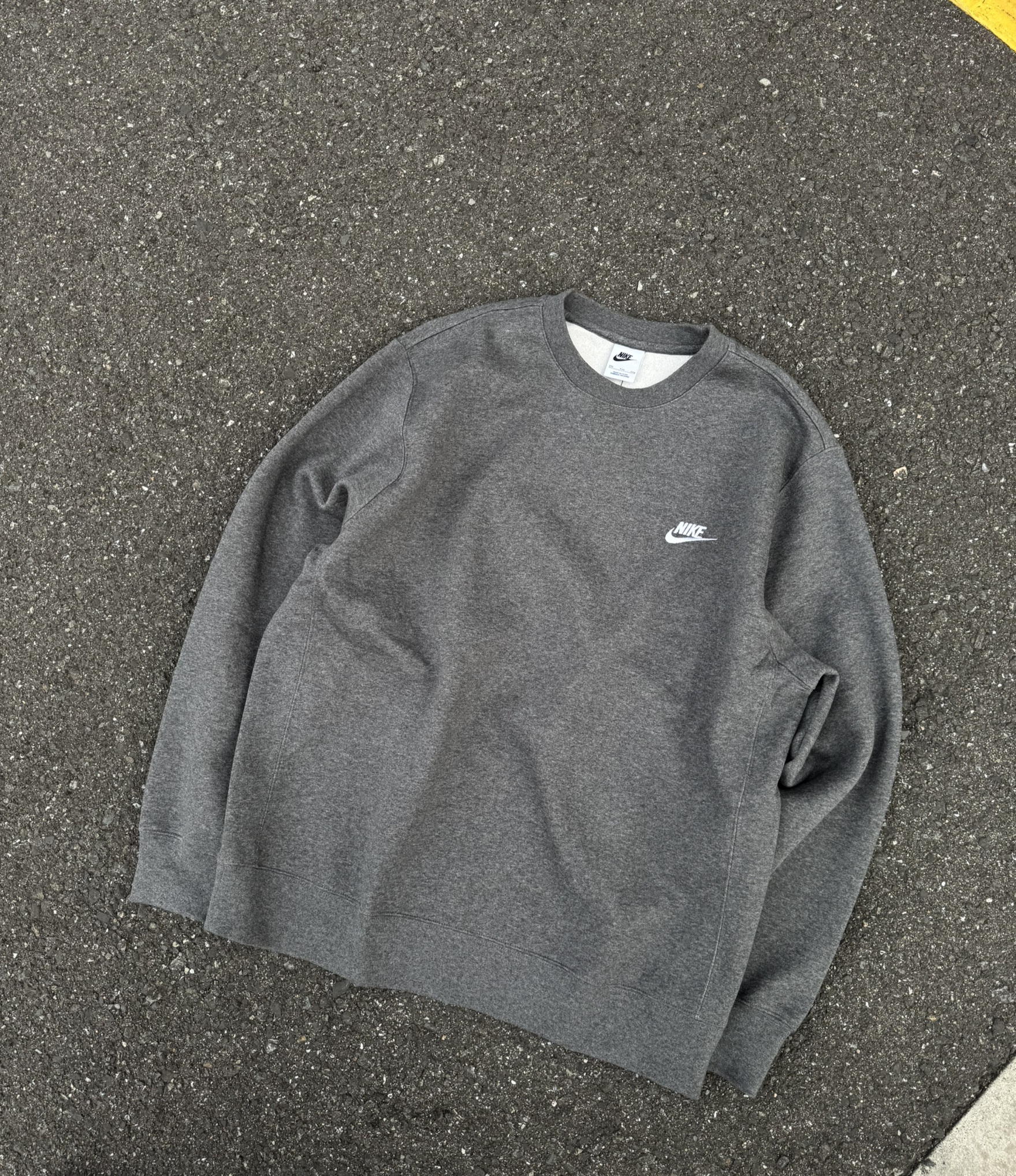 #日本連線現貨 NIKE Sportswear Club 刺繡LOGO 內刷毛大學踢 BV2663-071