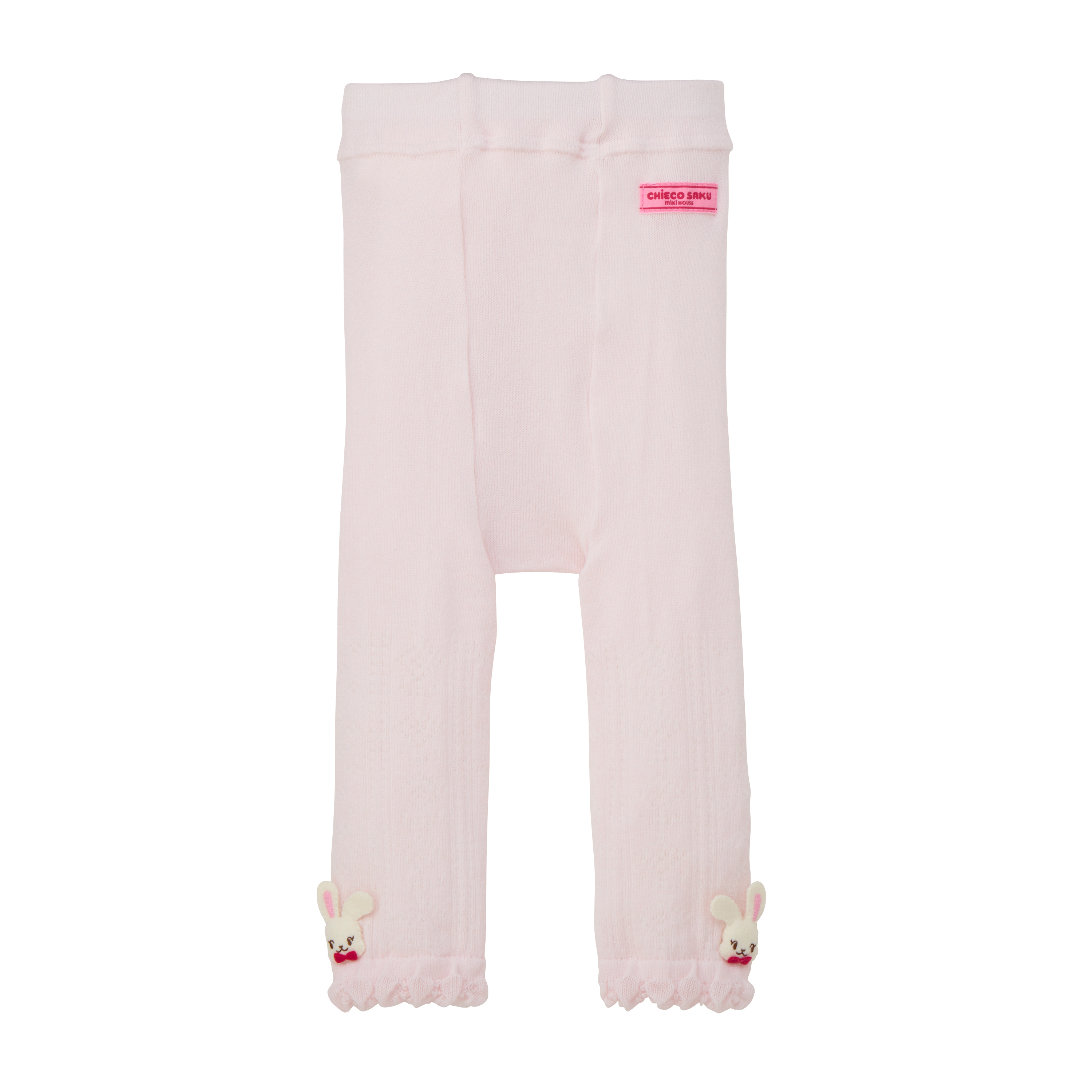 CS 小兔花邊緊身褲(粉)