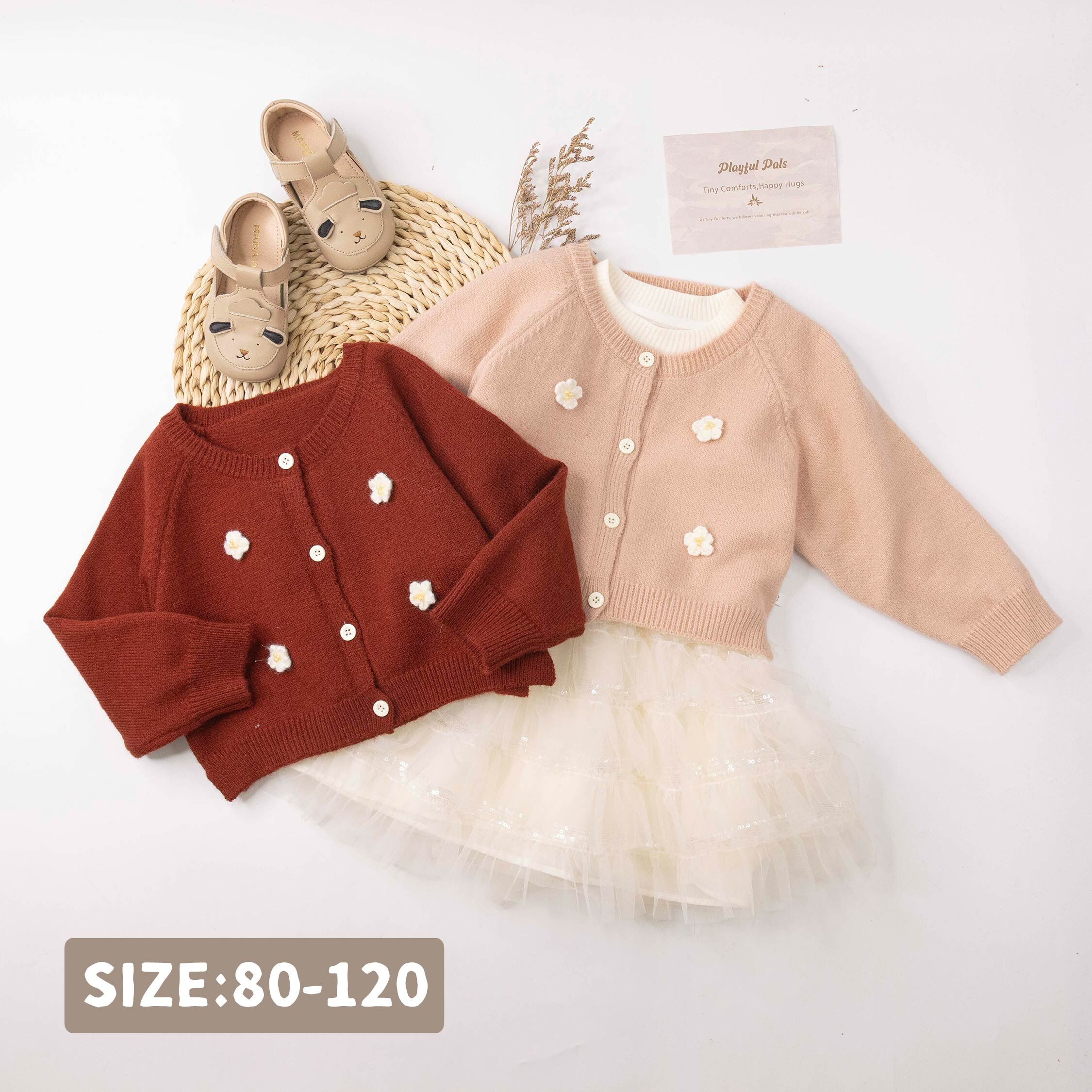 【H55853】可愛甜心兩件式套裝/洋裝＊二色