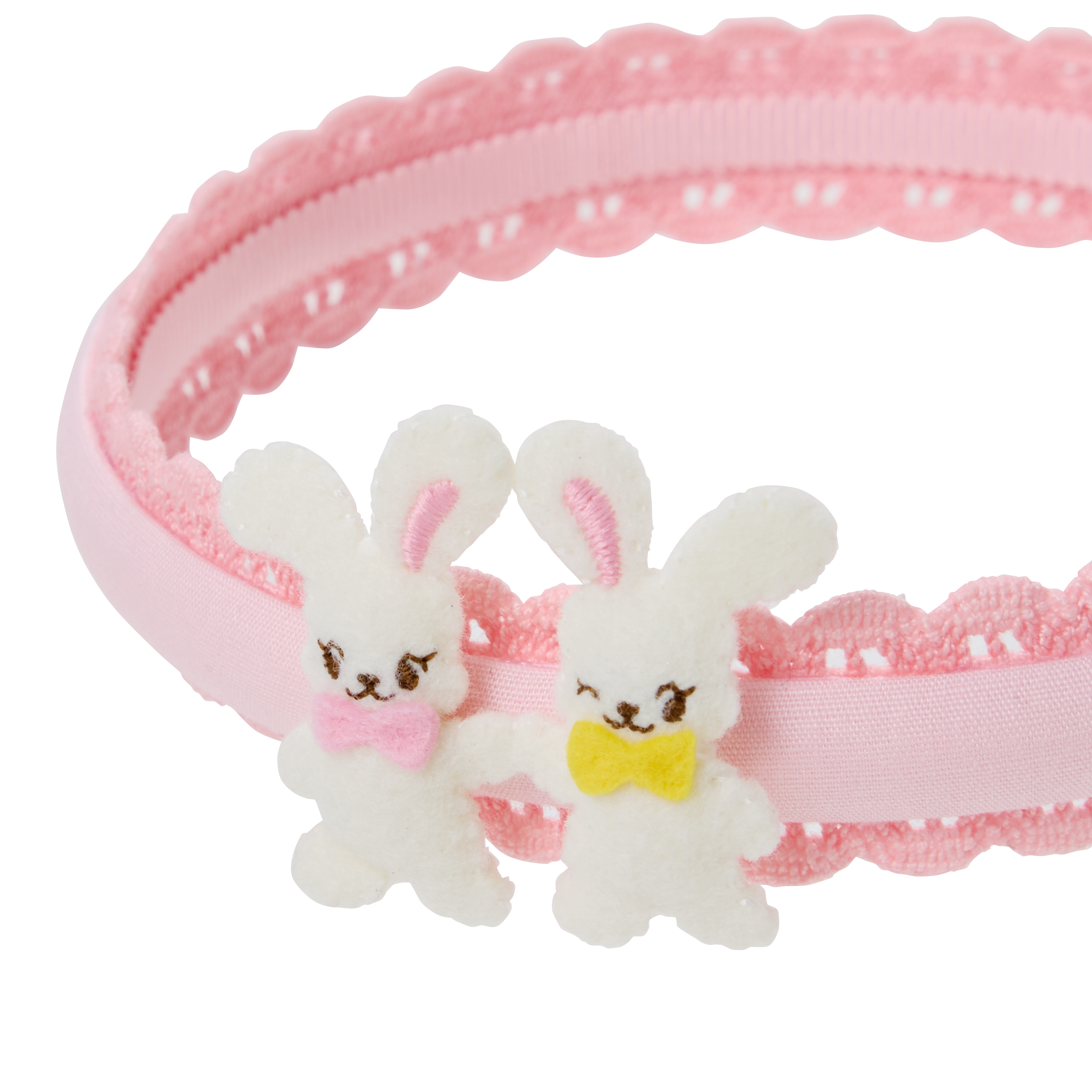 CS 小兔花邊頭箍