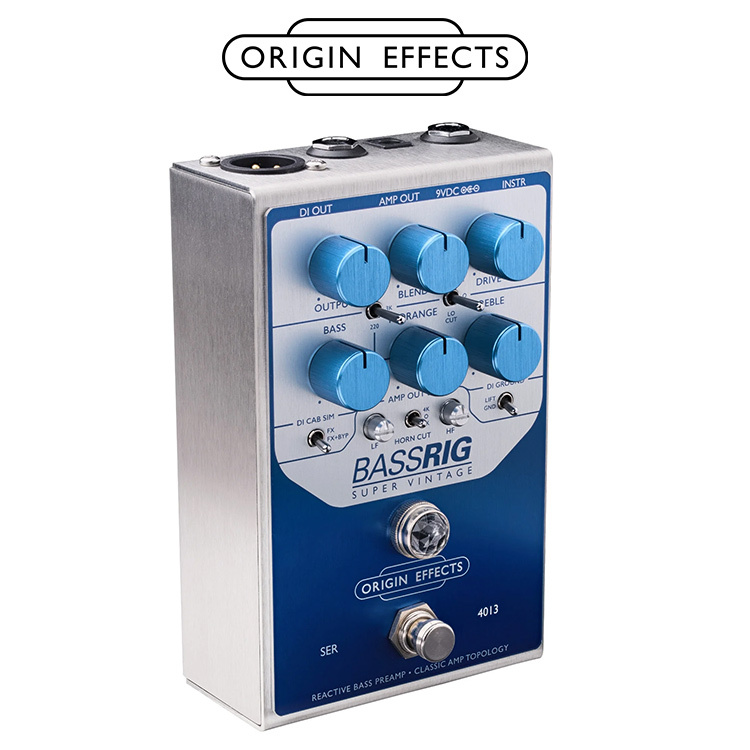 Origin Effects BASSRIG Super Vintage 電貝斯 前級 效果器