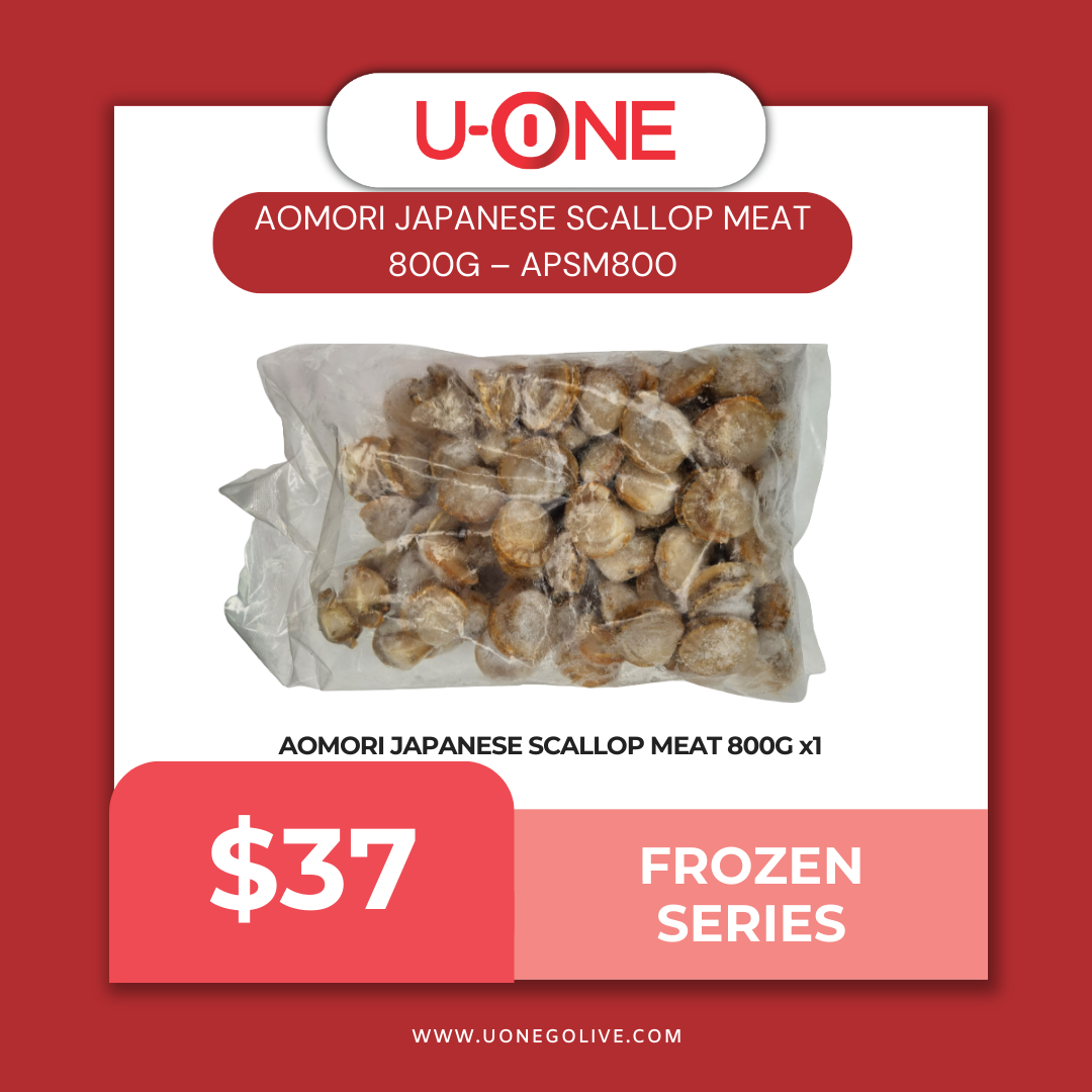 AOMORI JAPANESE SCALLOP MEAT 800G – APSM800