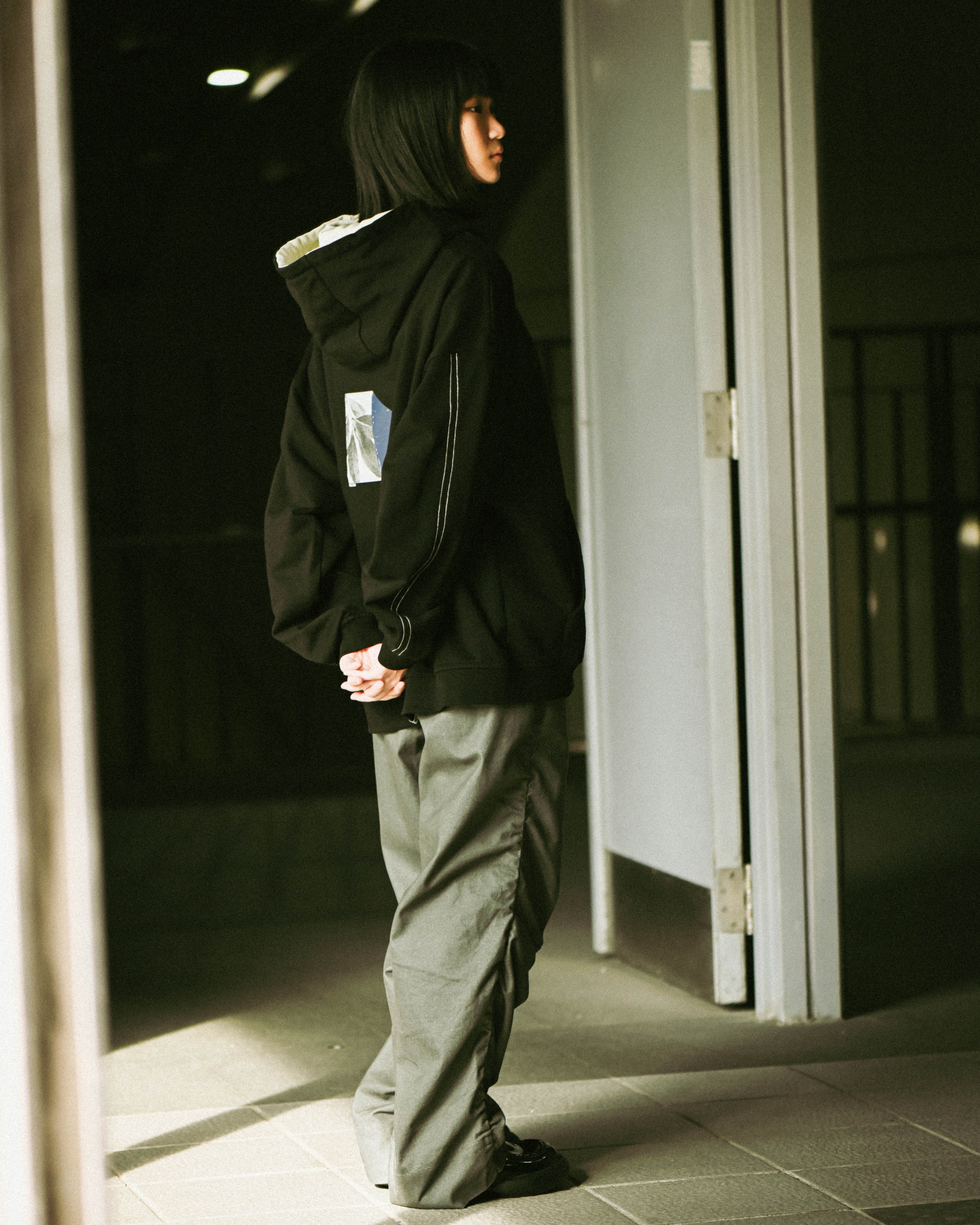 MELSIGN - Botanical Graphic Hoodie - Black
