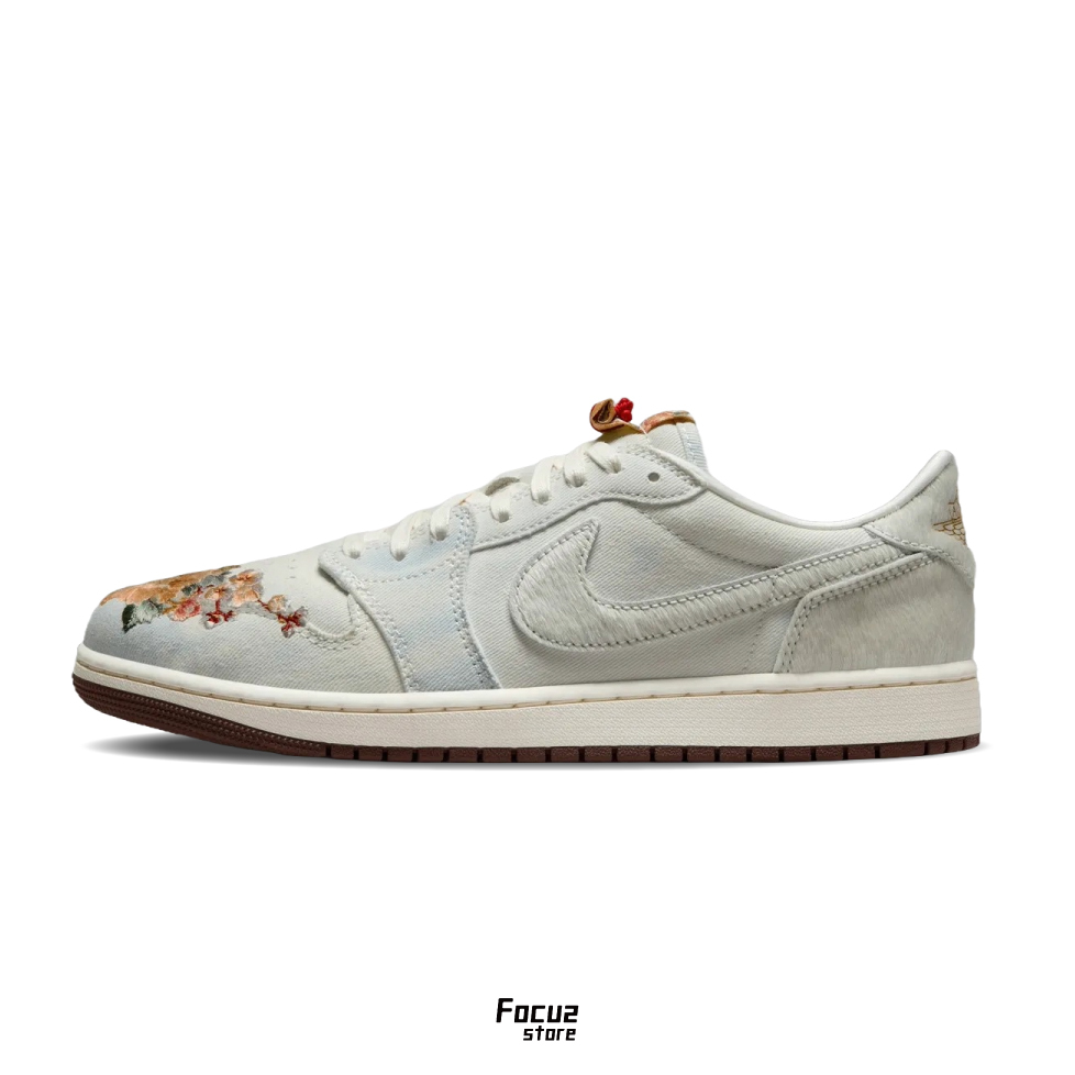 【Focus Store】預購 Nike Air Jordan 1 Low OG "Year of the Horse" 白灰 刺繡 馬年限定 IQ1108-011