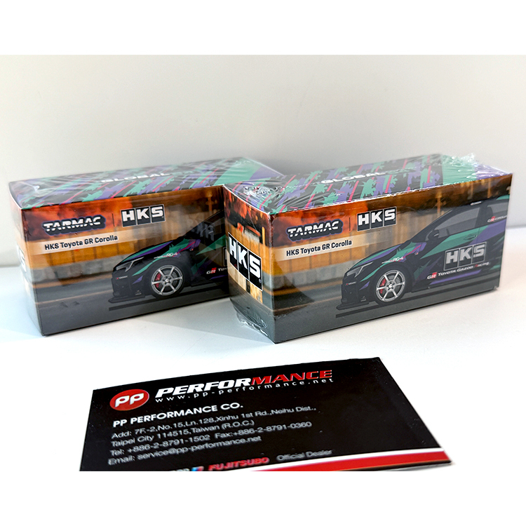 數量限定 TARMAC HKS TOYOTA GR COROLLA 1/64 模型車