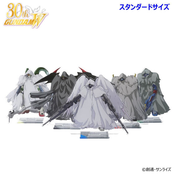 244590 Pbandai 預訂 2026/3月 新機動戦記ガンダムW MSイラスト アクリルスタンド（スタンダードサイズ）（全5種） 細size