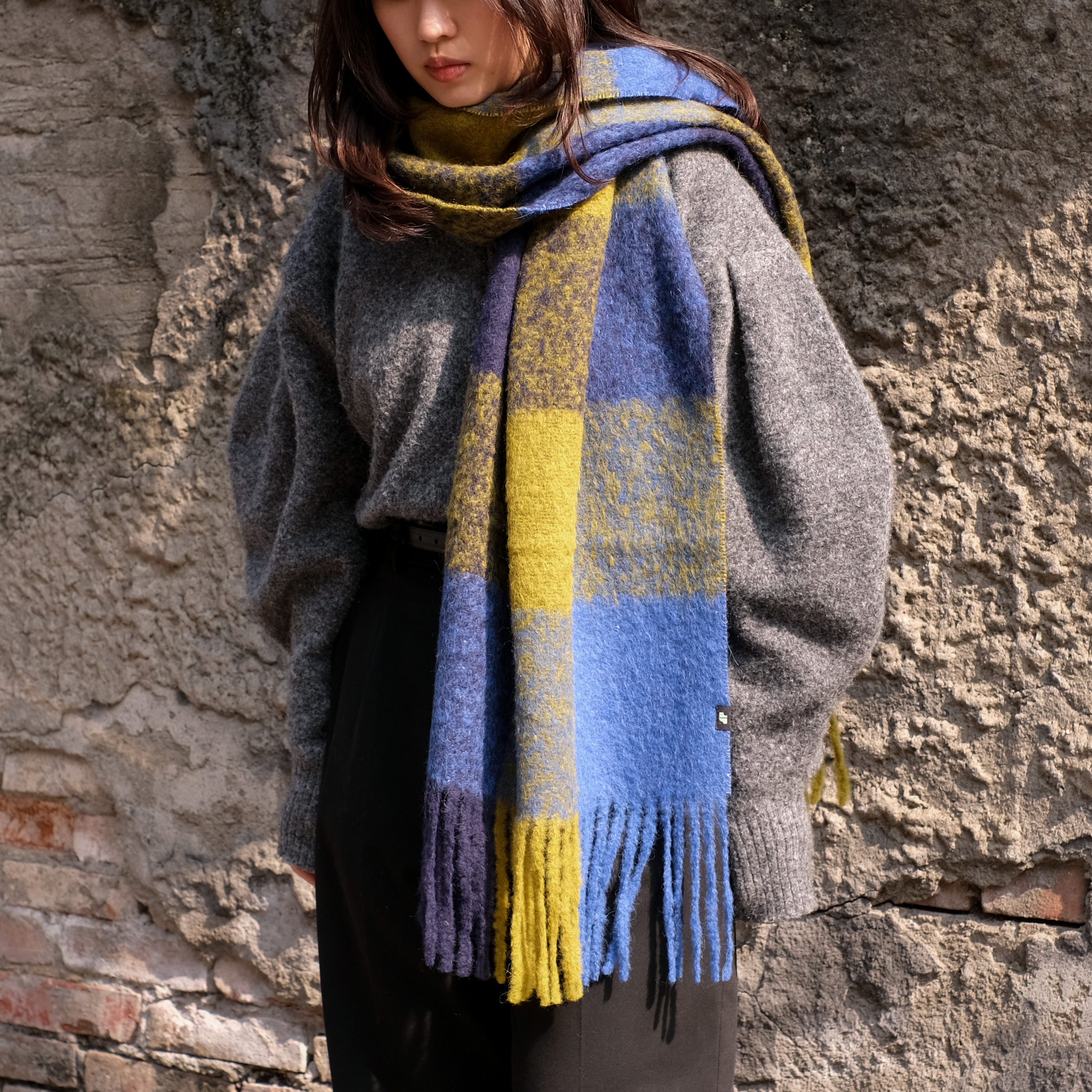 安地斯羊駝圍巾｜旅人｜秘魯