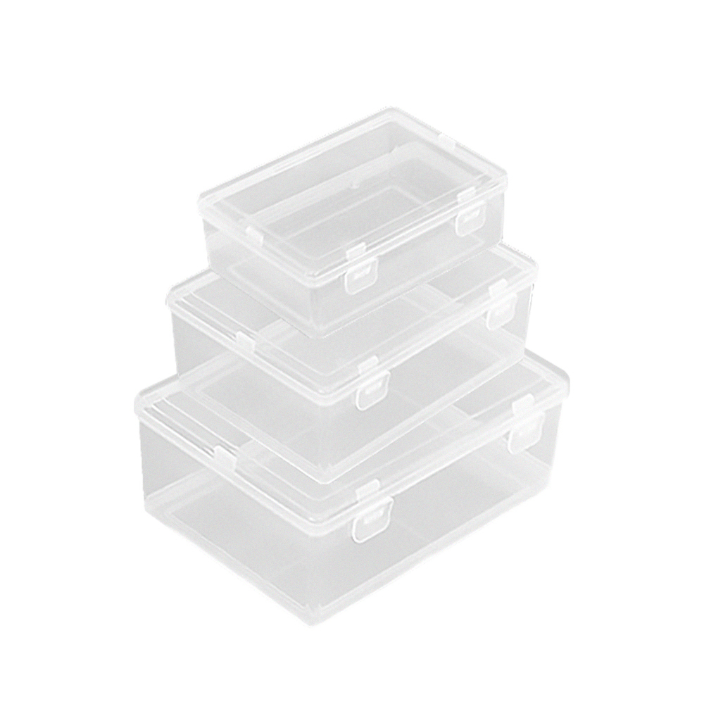 透明雙扣收納盒【SN0415】