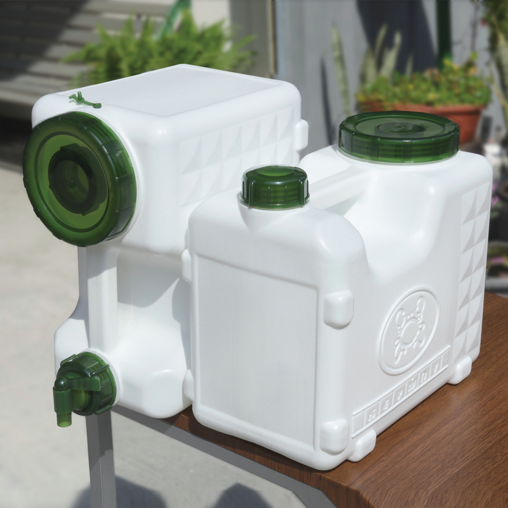 真心良品 x 聯府KEYWAY  螃蟹兩用儲水桶10L /20L P80910 P80920  SF5101-1入  (露營飲水桶 密封水箱)