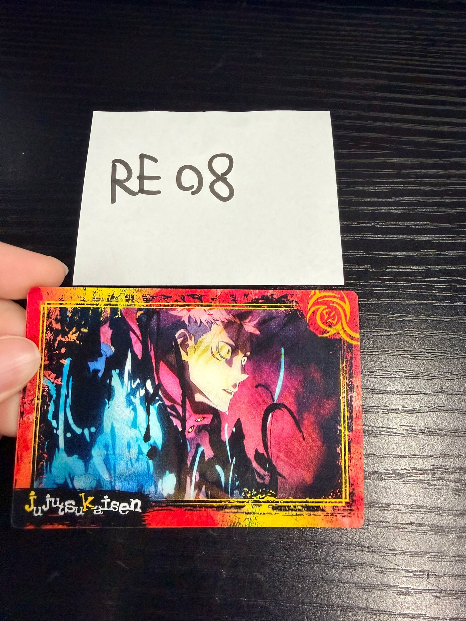 咒術迴戰 虎杖 3D小卡 #RE08