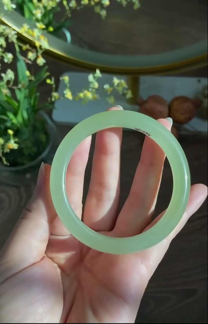 19710 55.5mm翡翠高冰晴手鐲 (54-56)