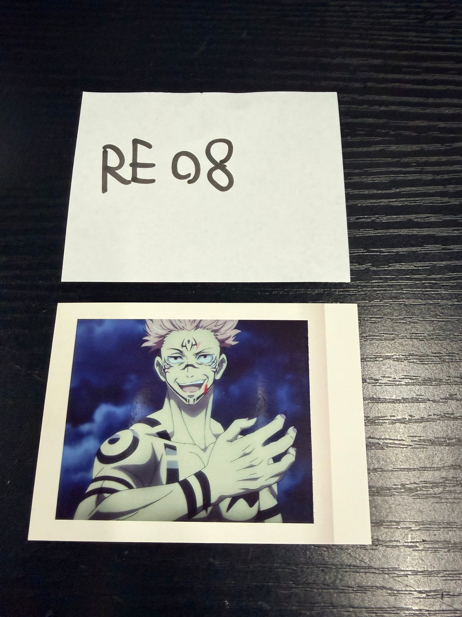 咒術迴戰 宿儺 拍立得 #RE08