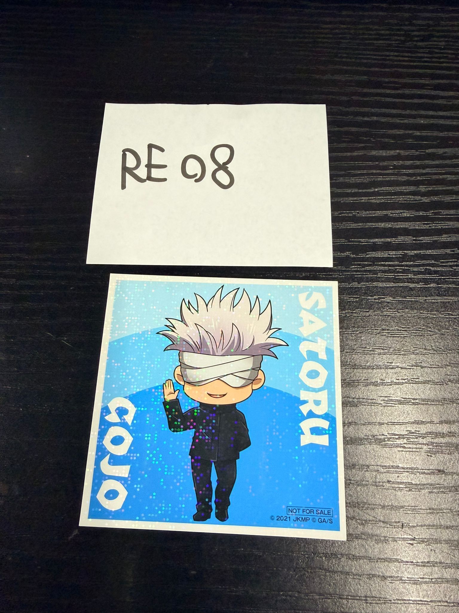 咒術迴戰 五條 貼紙 #RE08