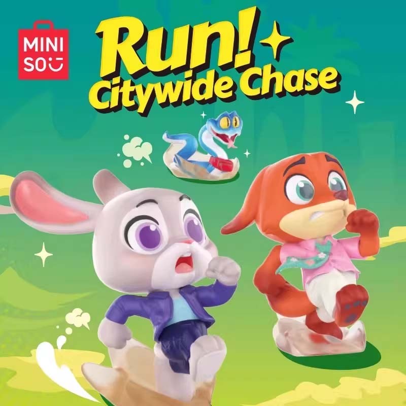 【盲盒】MINISO 迪士尼 動物方城市Run!全城追擊系列 盲盒 MN202583 [台灣現貨]