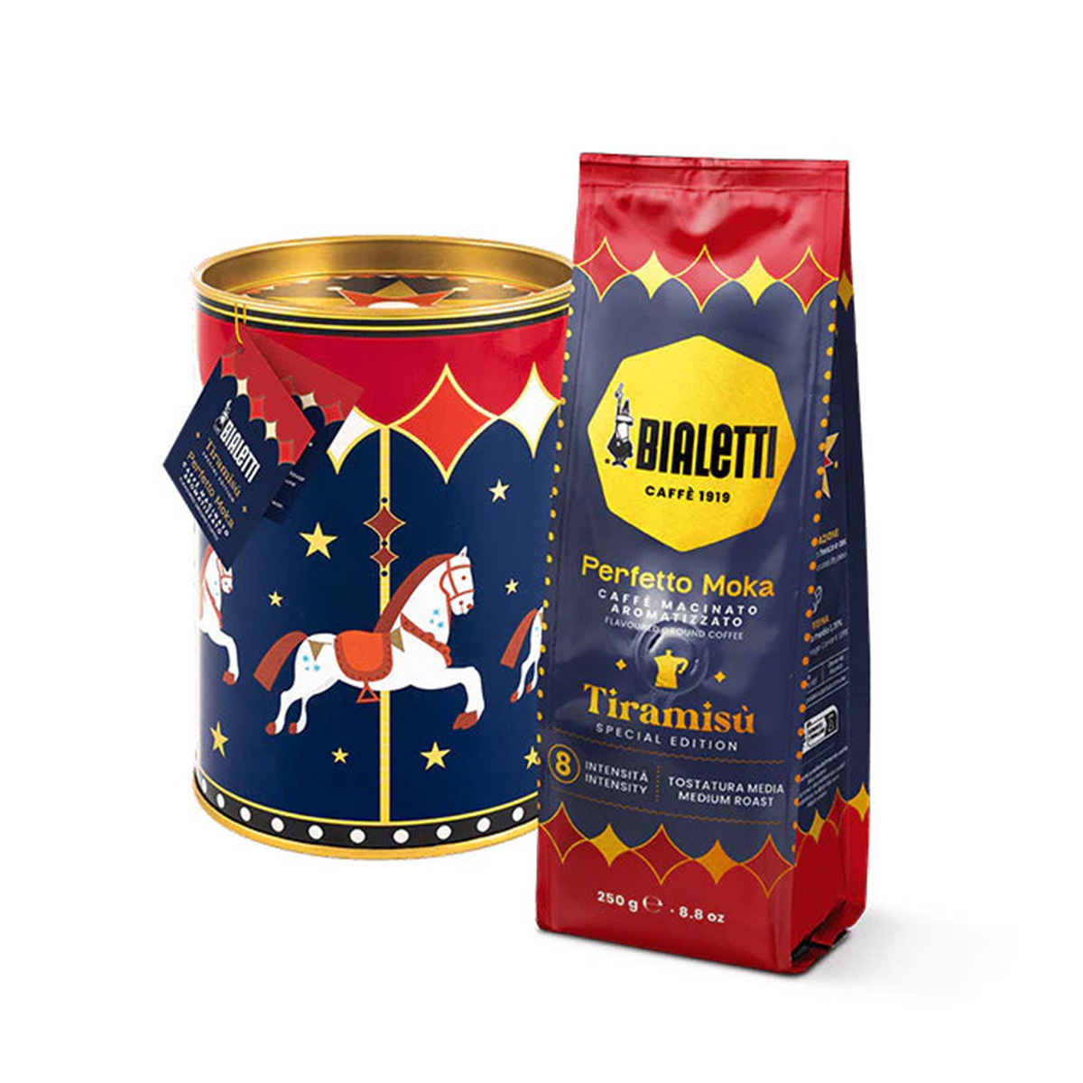 Bialetti Magico Ricordo系列 - 250g 罐裝摩卡咖啡粉 -提拉米蘇 -096080494