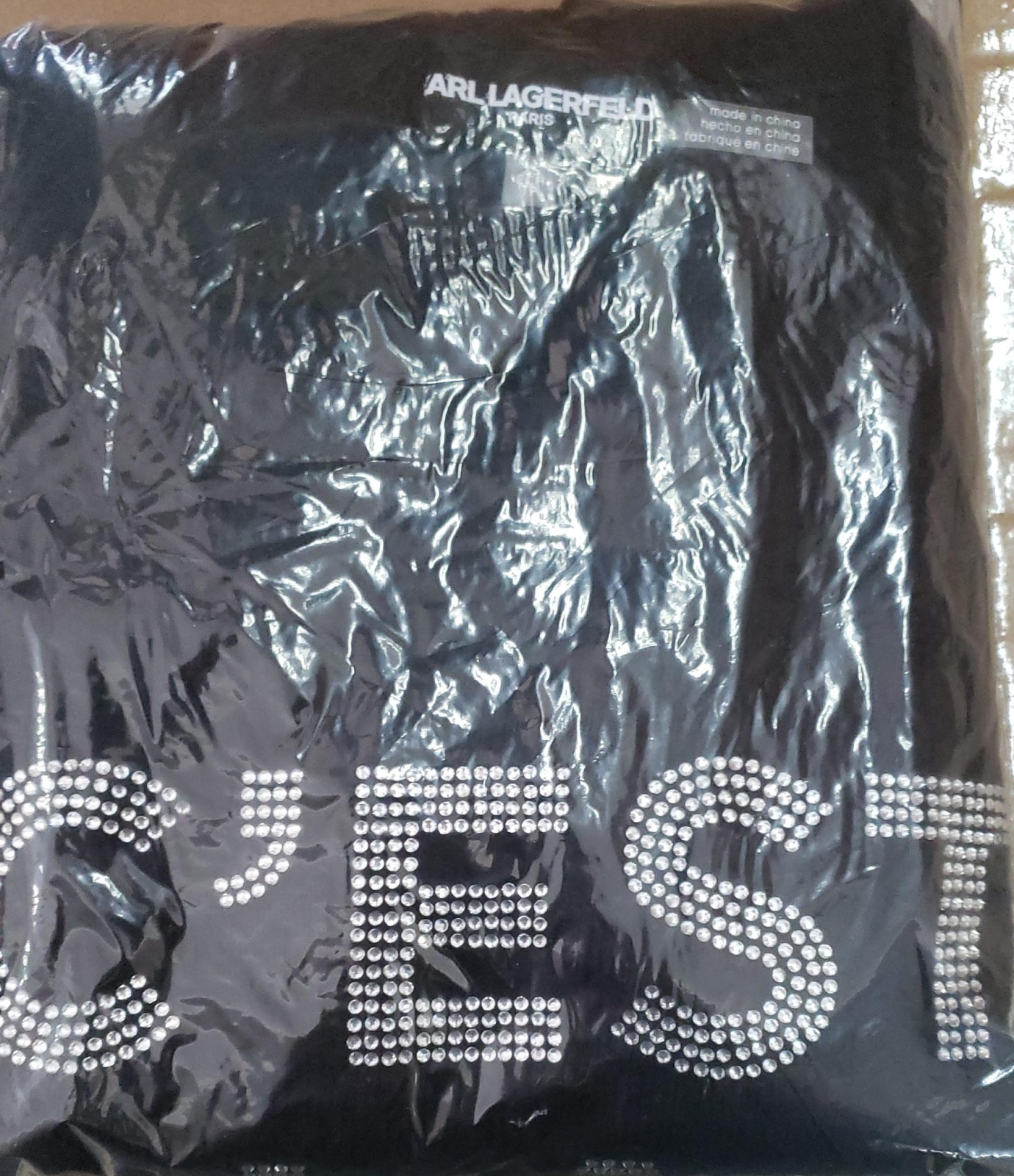 4G115 Karl Lagerfeld C'EST LA VIE 荷葉邊長袖