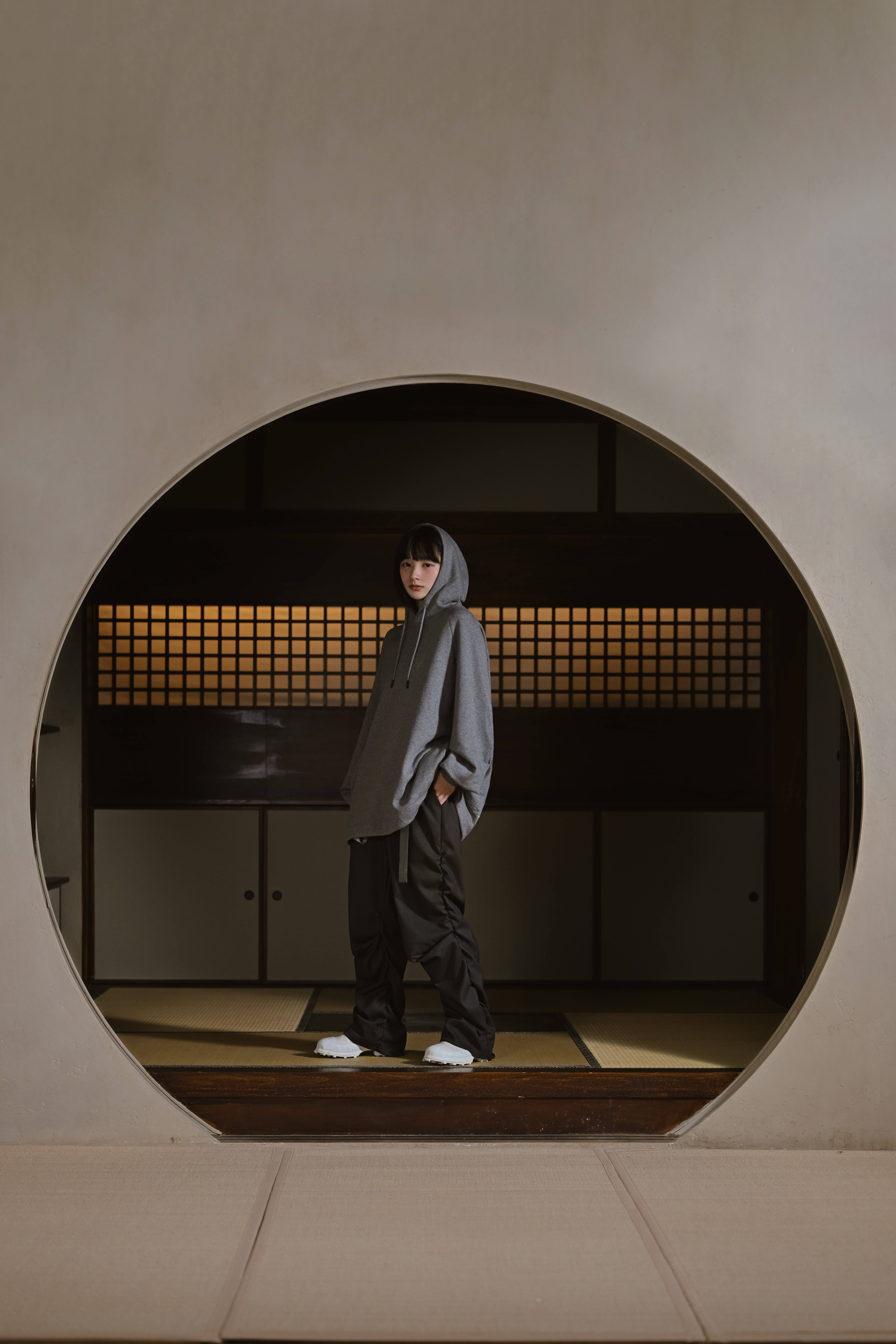 MELSIGN - TrianGle M Hoodie - L-Gray