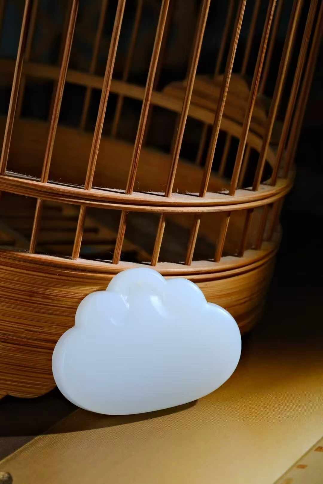 和田玉如意平安鎖,天然和田玉軟玉