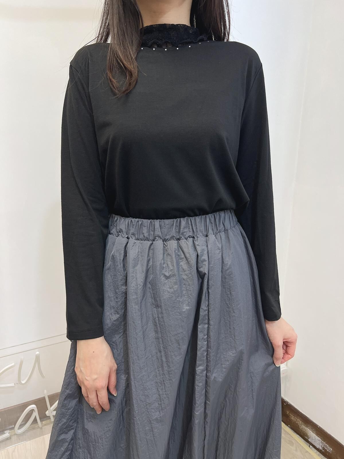 PO 領LACE 閃石打底 TOP