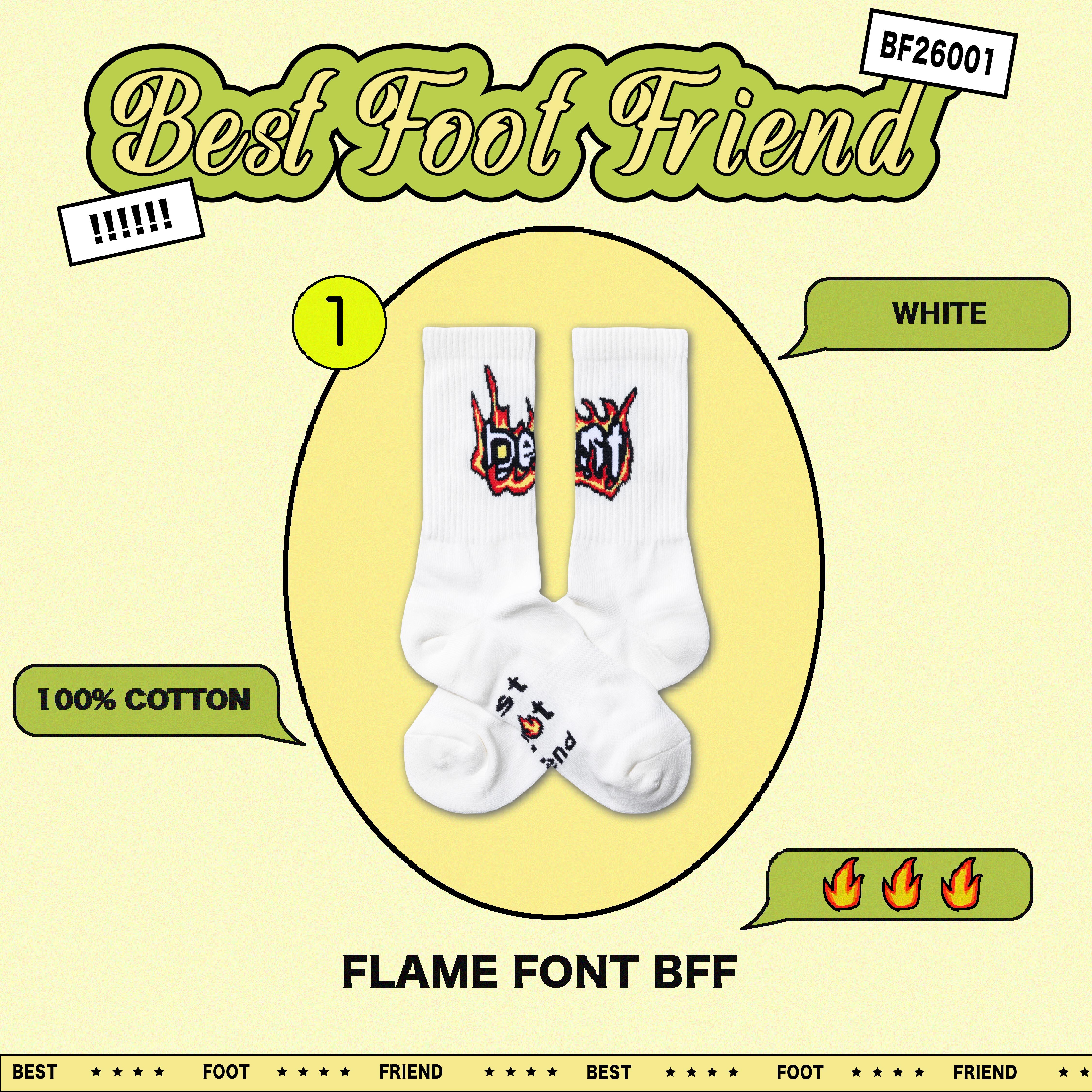 Flame font_火焰字體BFF襪_WH_BF26001