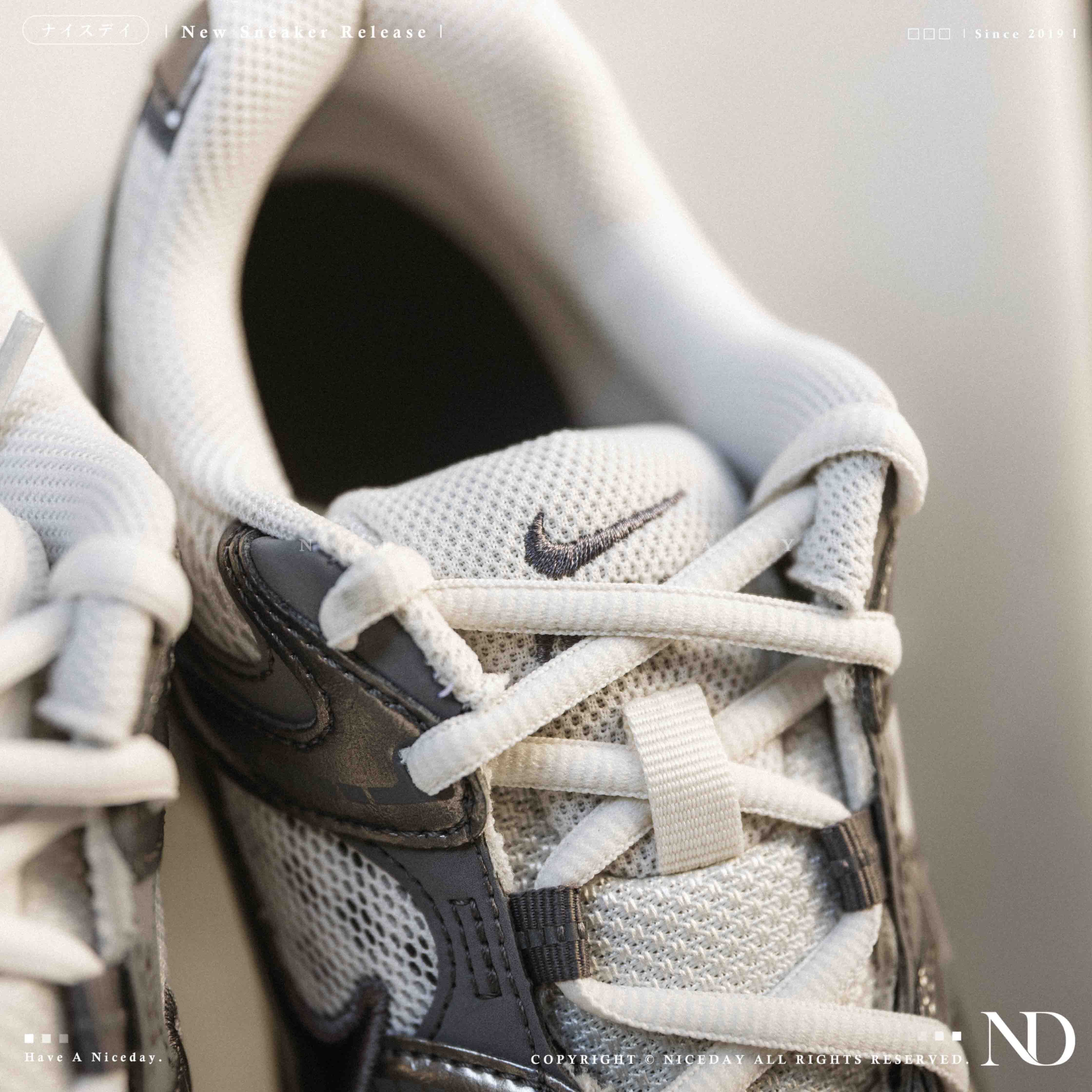 NICEDAY 現貨 Nike V5 RNR 骨白 白灰 灰白 黑勾 女鞋 大童 復古 HQ6411-003