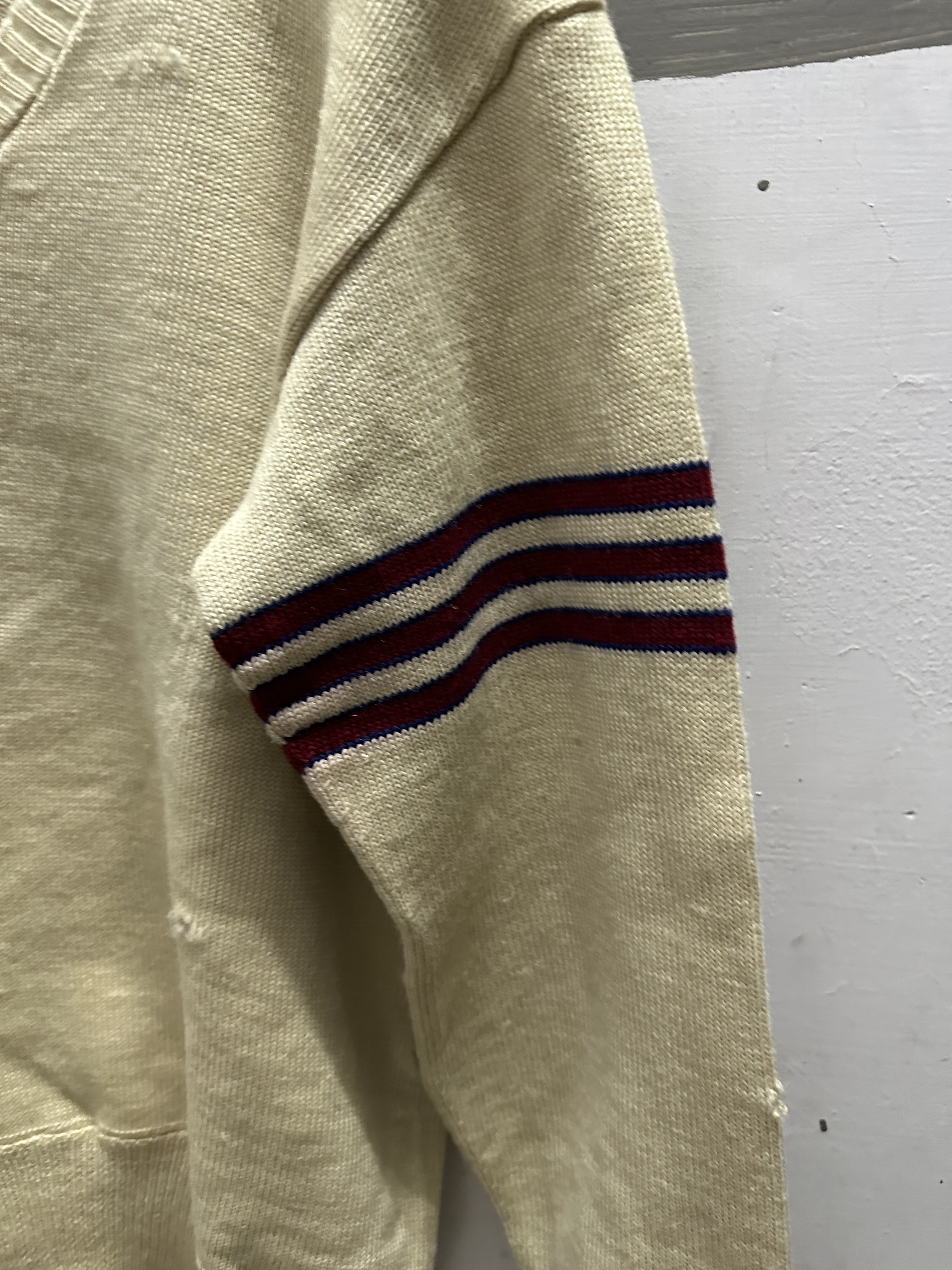 40’s Dehen  School Wool Sweater  (BORO)