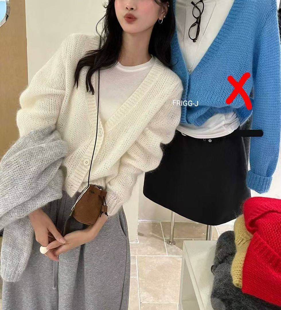 FJ5406 純羊毛針織薄外套 *特價* (優惠碼同充值購物金不適用)