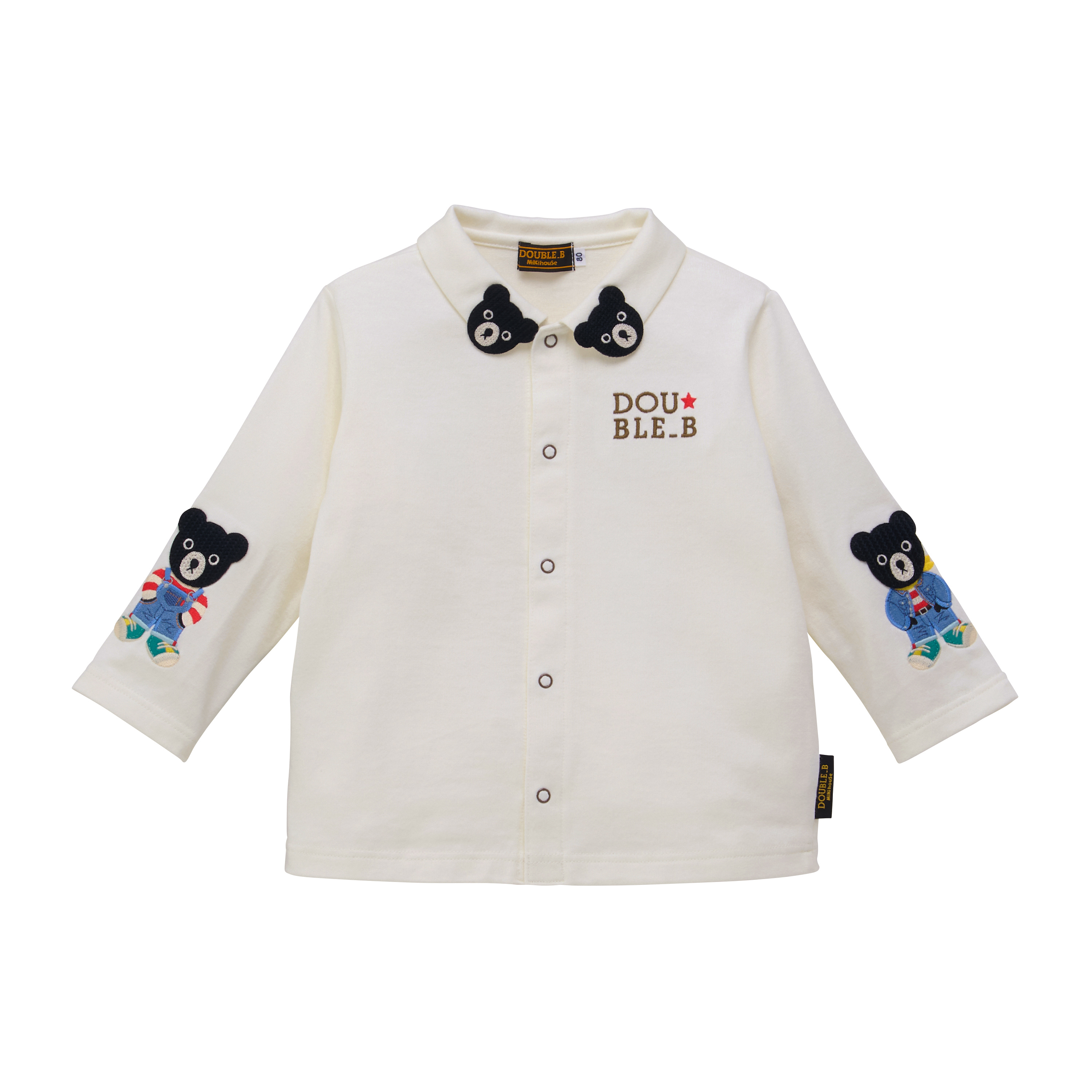DB 小熊袖口襯衫