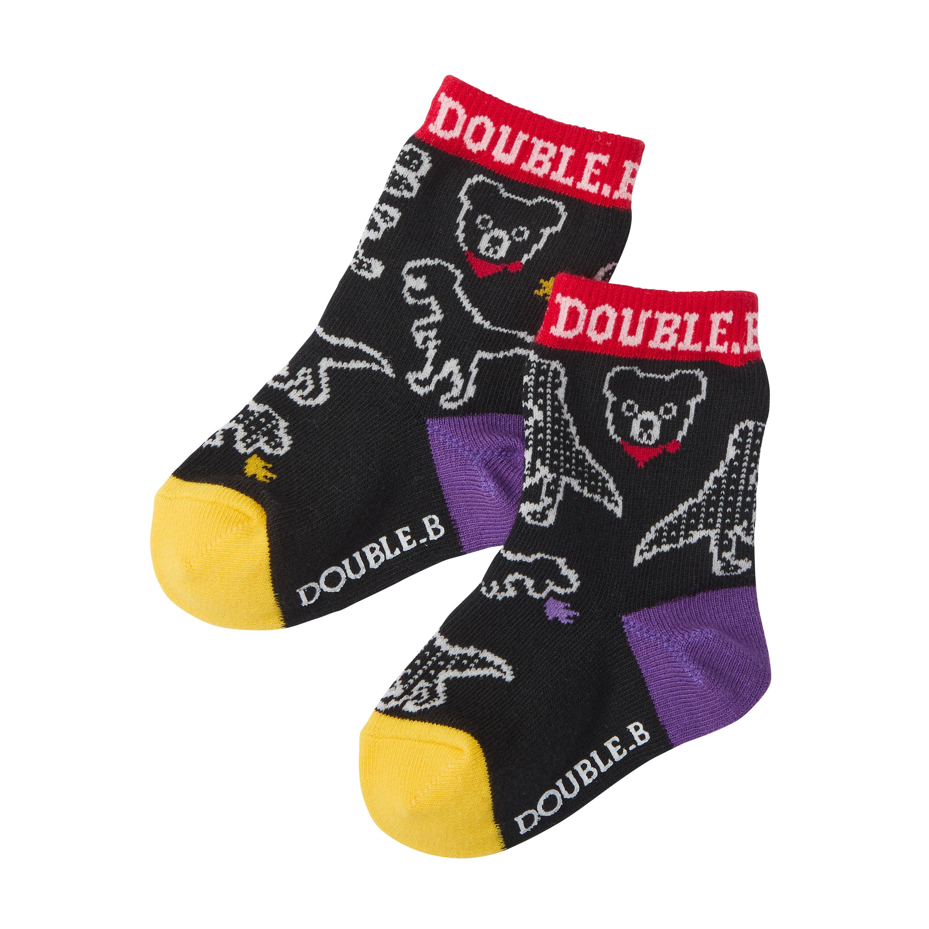 DB 恐龍小熊襪子