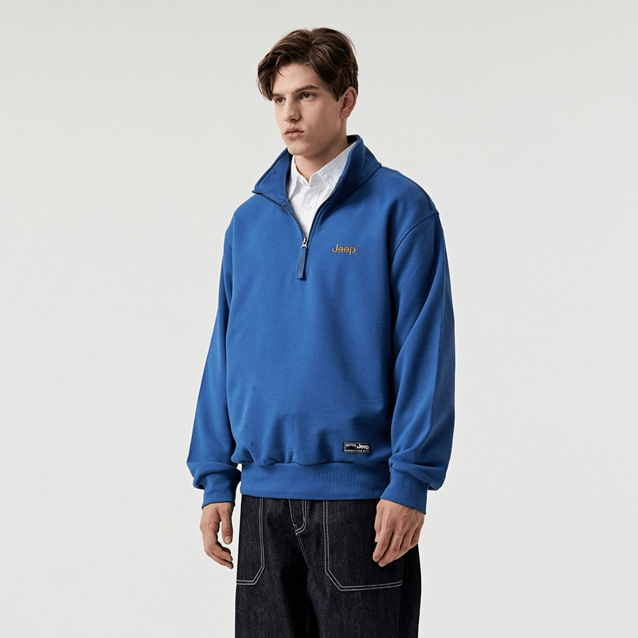 Jeep｜Essential Half zip-up M-logo T-shirts [8 colors]