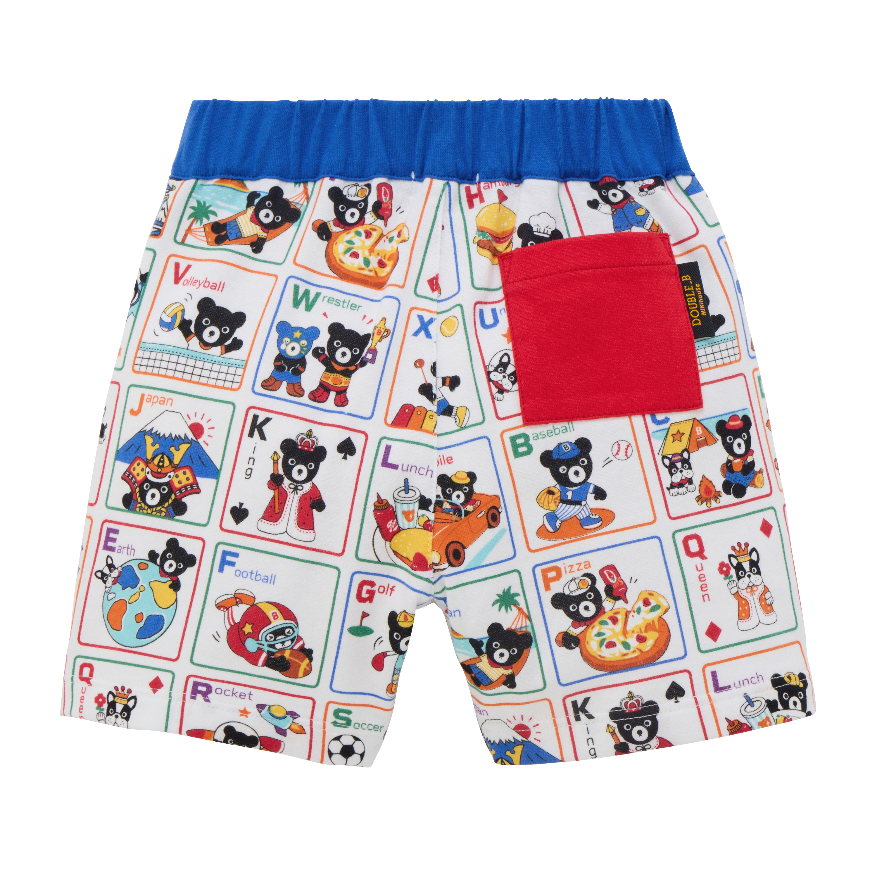 DB 小熊字母短褲