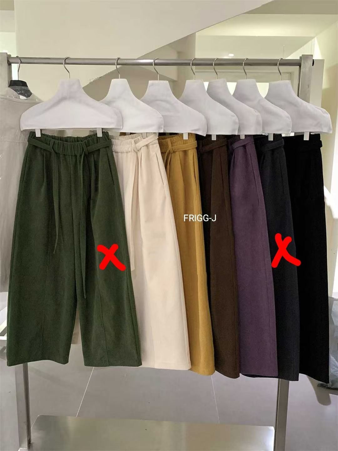 FJ5407 燈心絨闊褲 *特價* (優惠碼同充值購物金不適用)