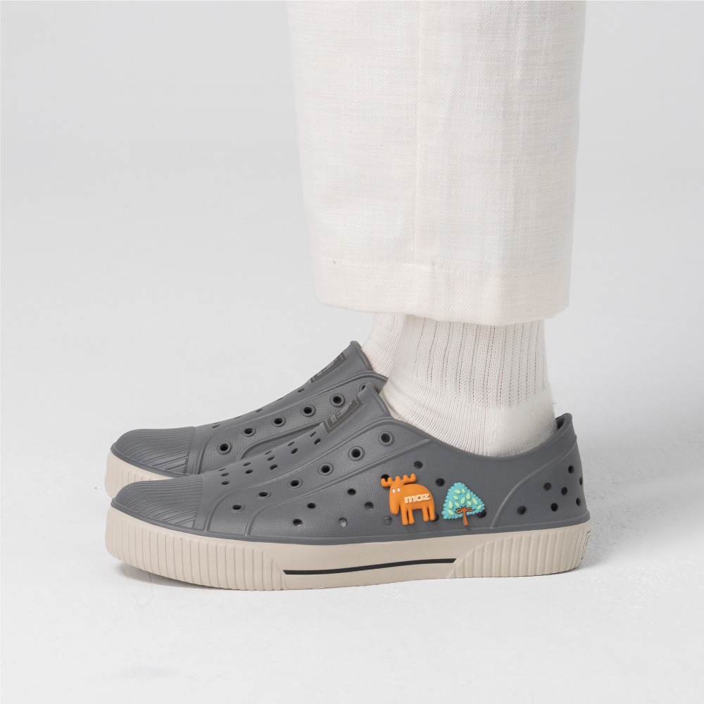 雙色洞洞餅乾水鞋 (板岩灰)