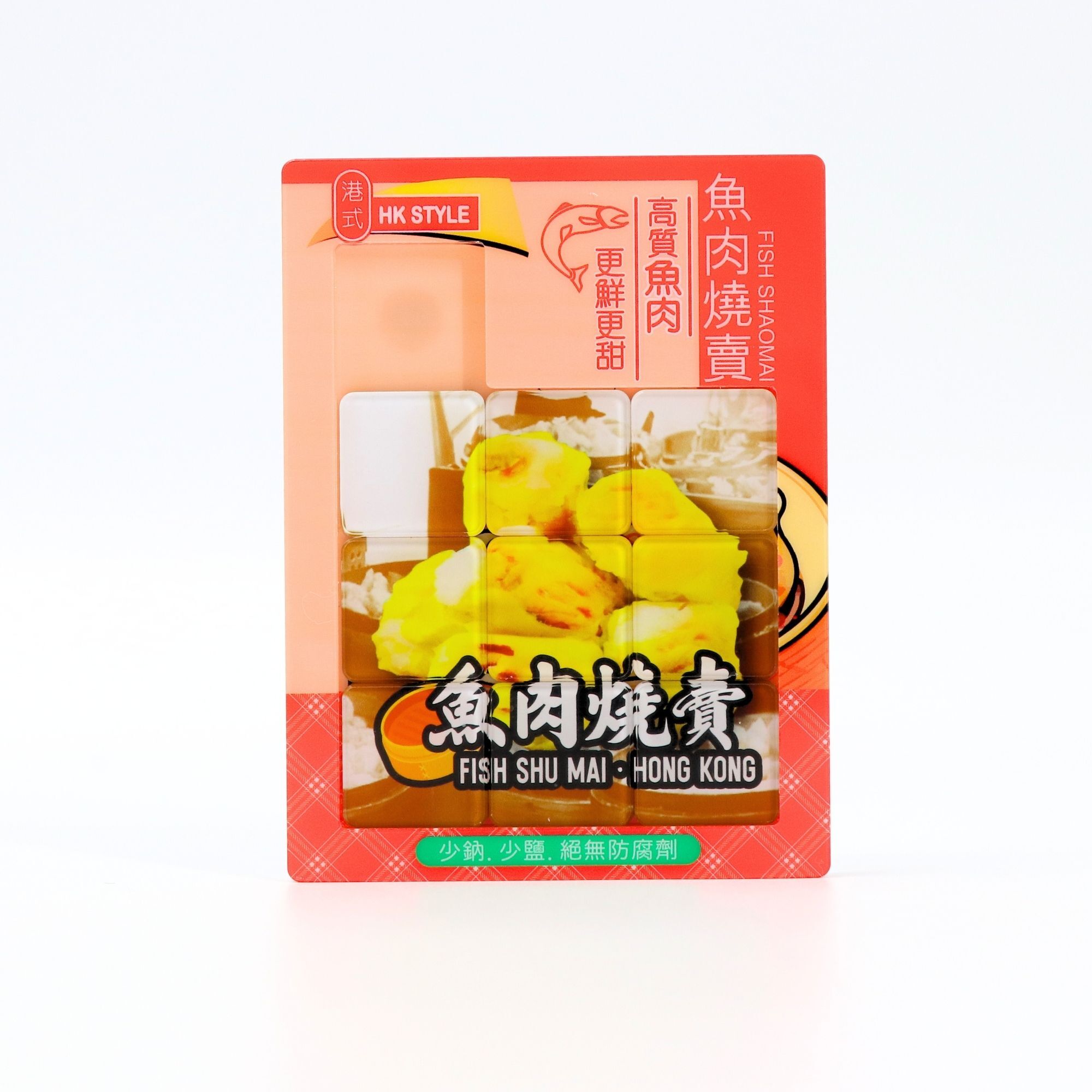 華容道拼圖磁石貼 - 魚肉燒賣