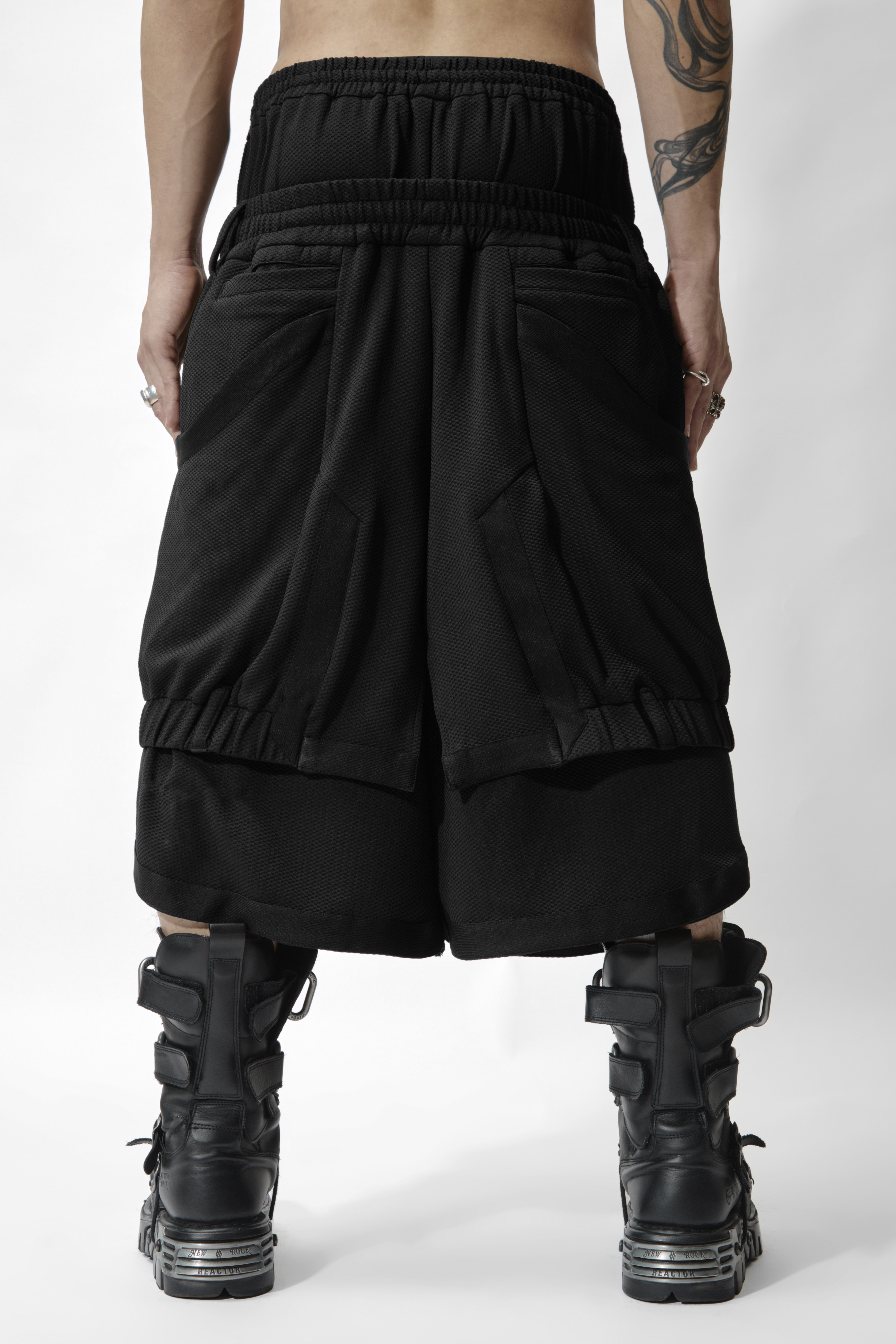 REMIX "re Double Trackpants" (Black)